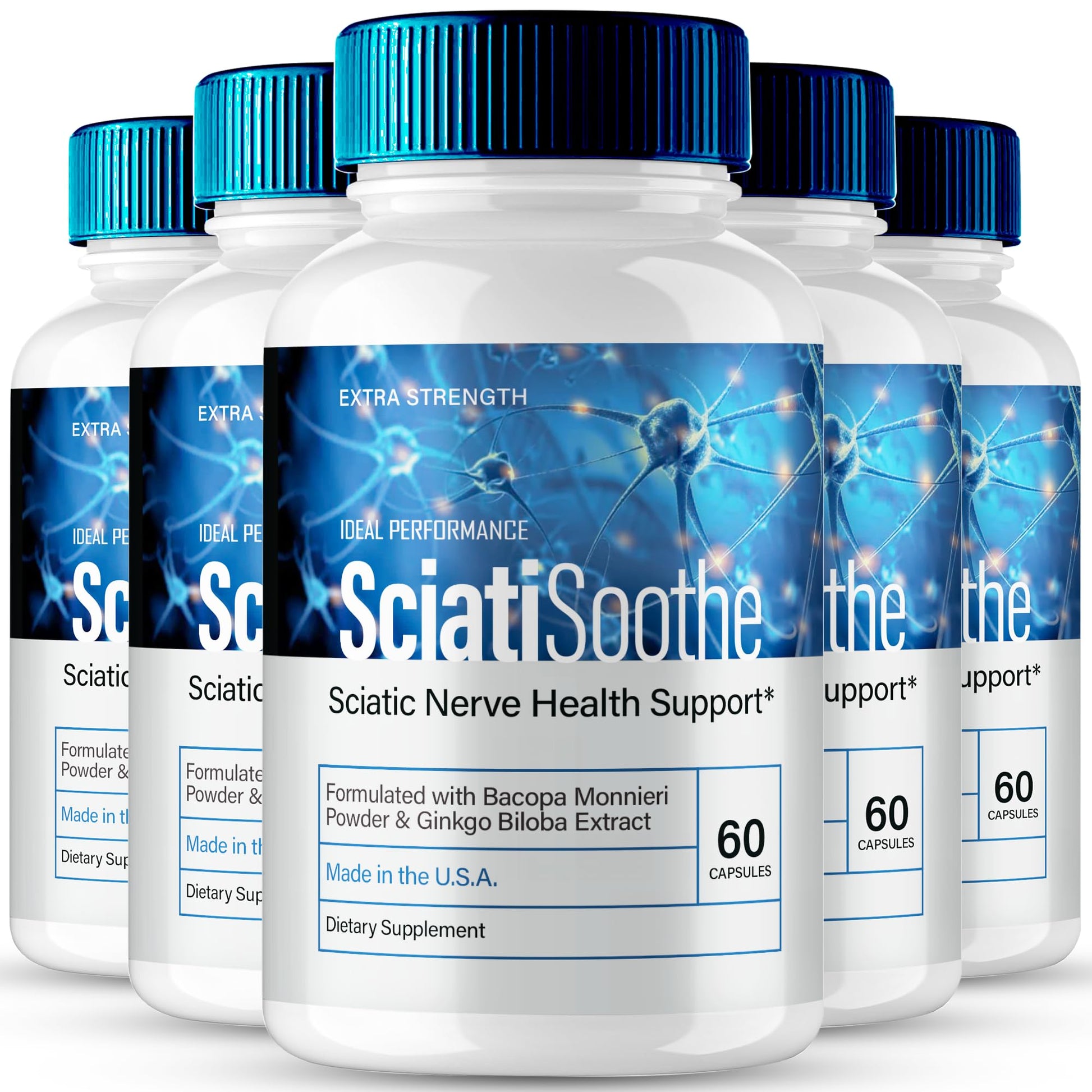 IDEAL PERFORMANCE SciatiSoothe Capsules, 300 Count