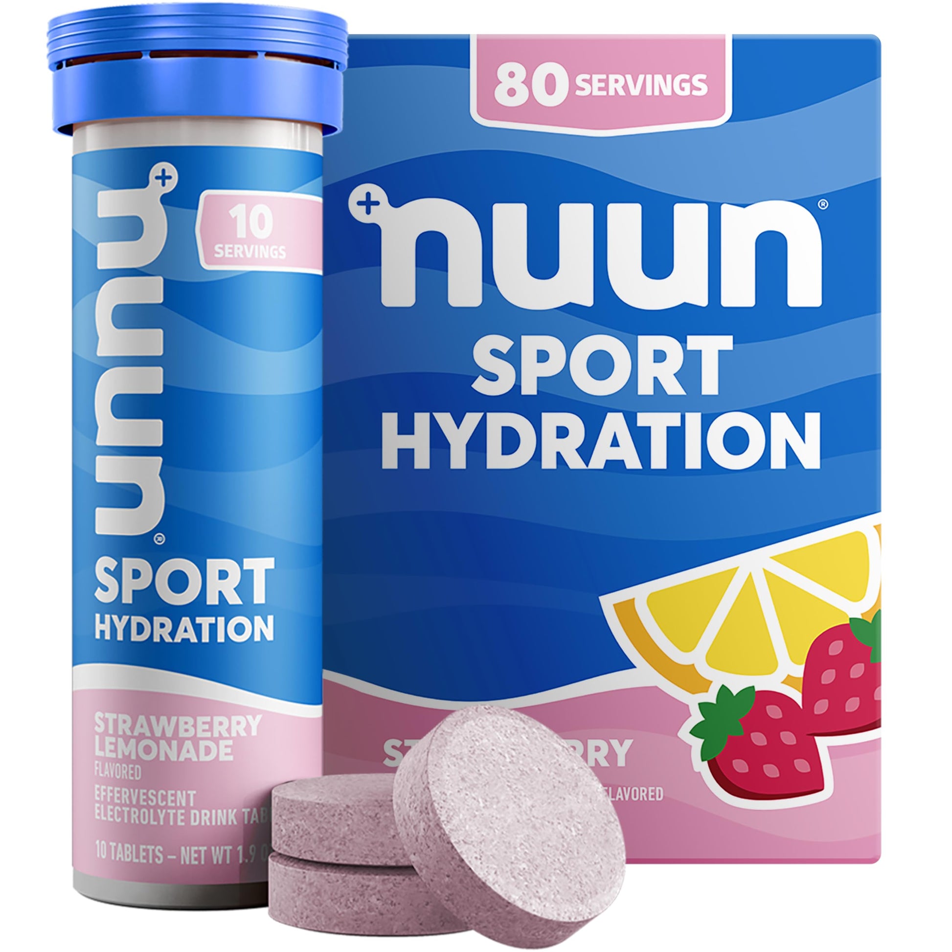 Nuun Electrolyte Drink Tablets Strawberry Lemonade, 15.2 oz