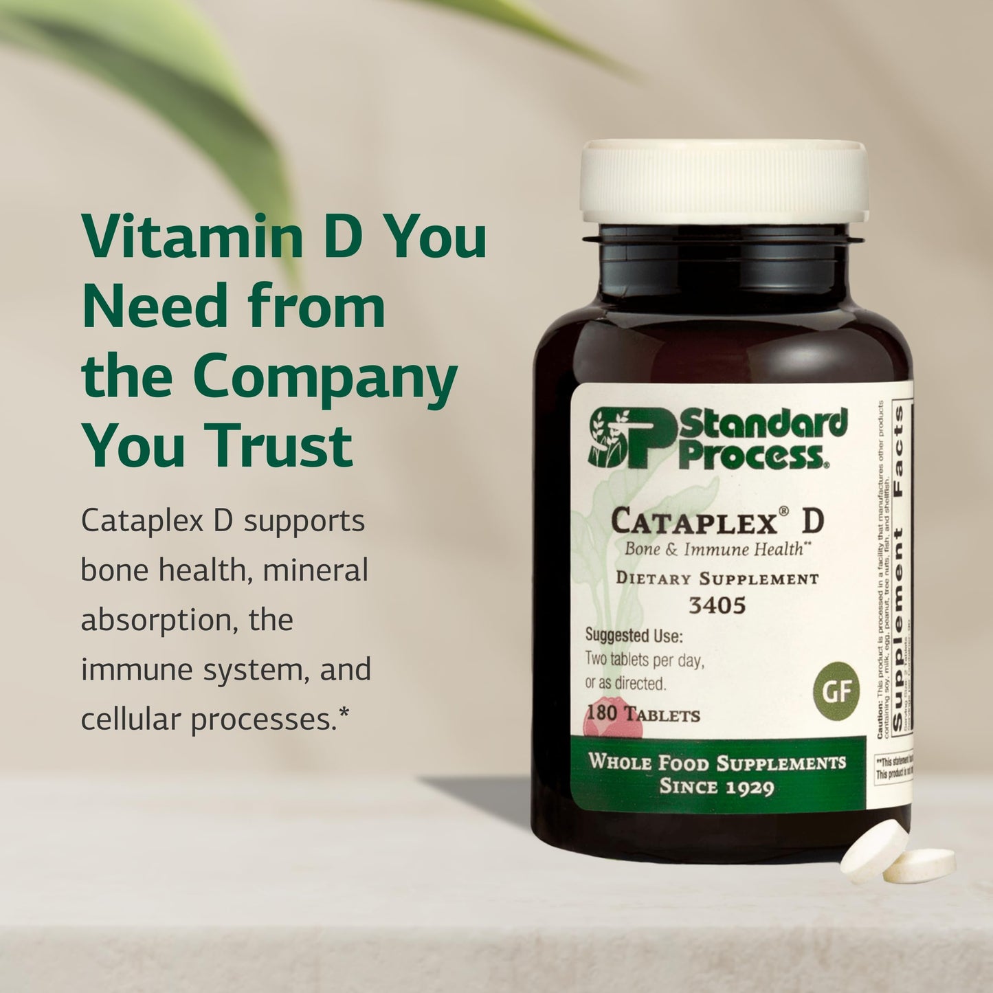 Standard Process Cataplex D 180 Tablets