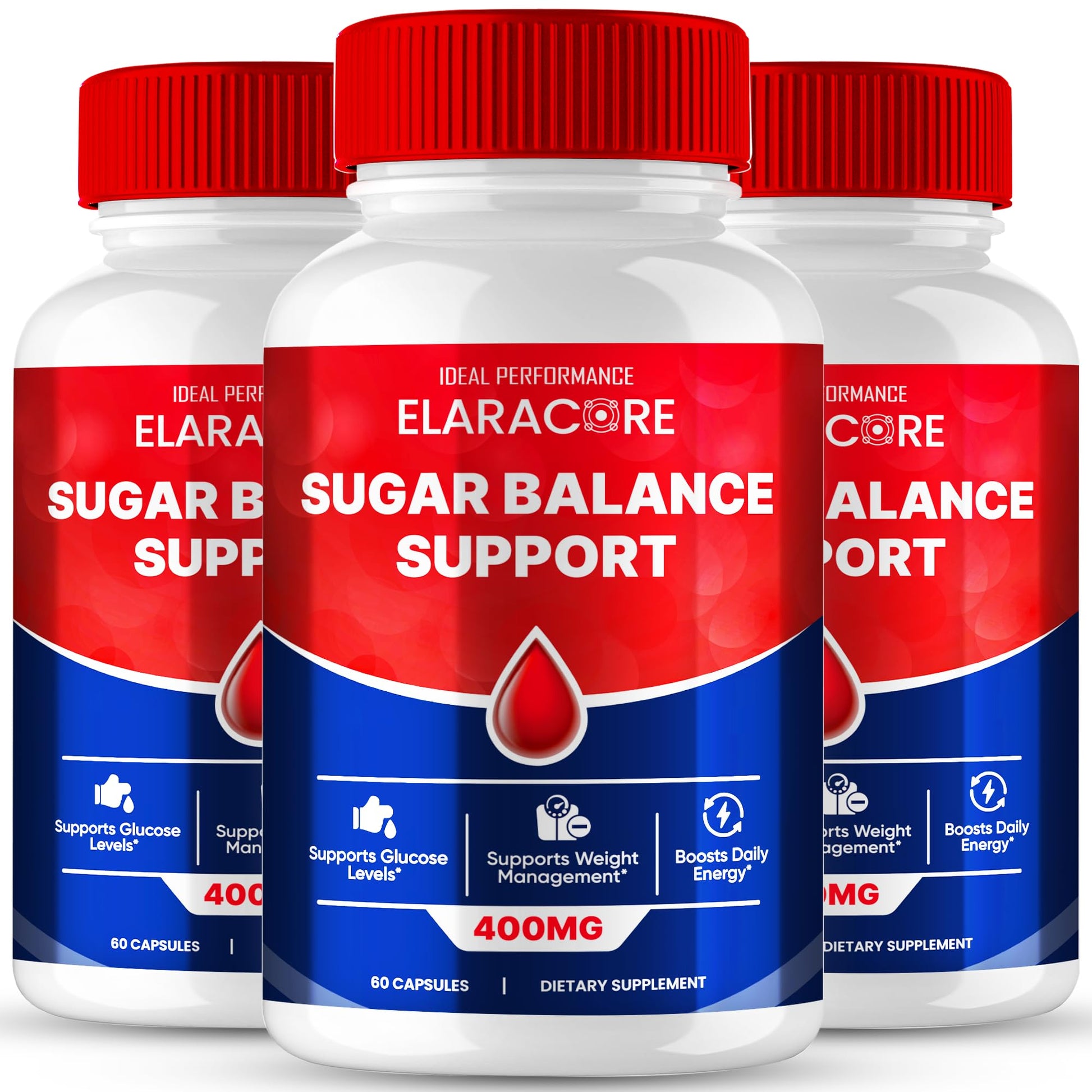 IDEAL PERFORMANCE Elaracore Blood Balance Support Capsules, 180 Capsules