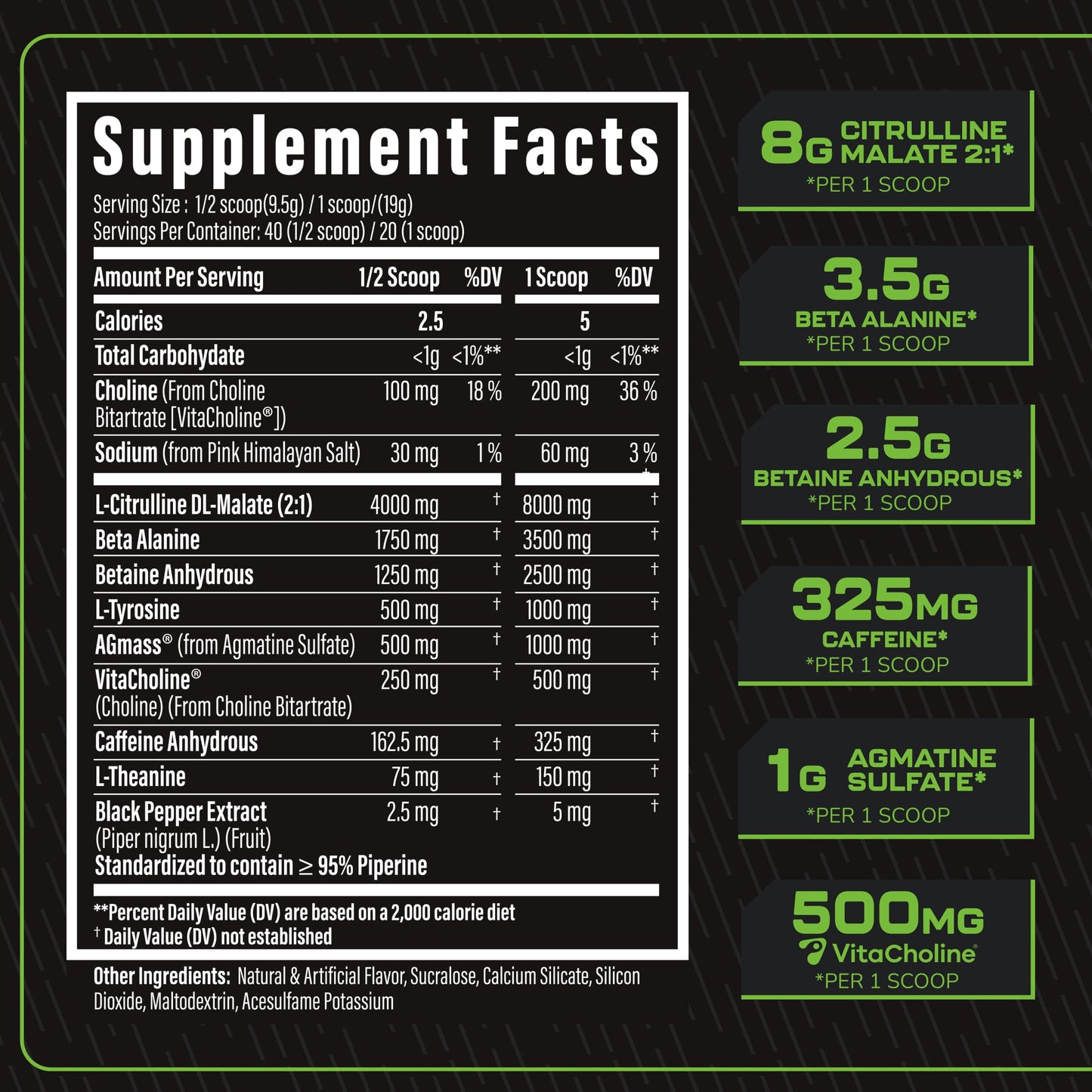 TC Nutrition Batch 27 Pre Workout Powder, 13.4 Ounce