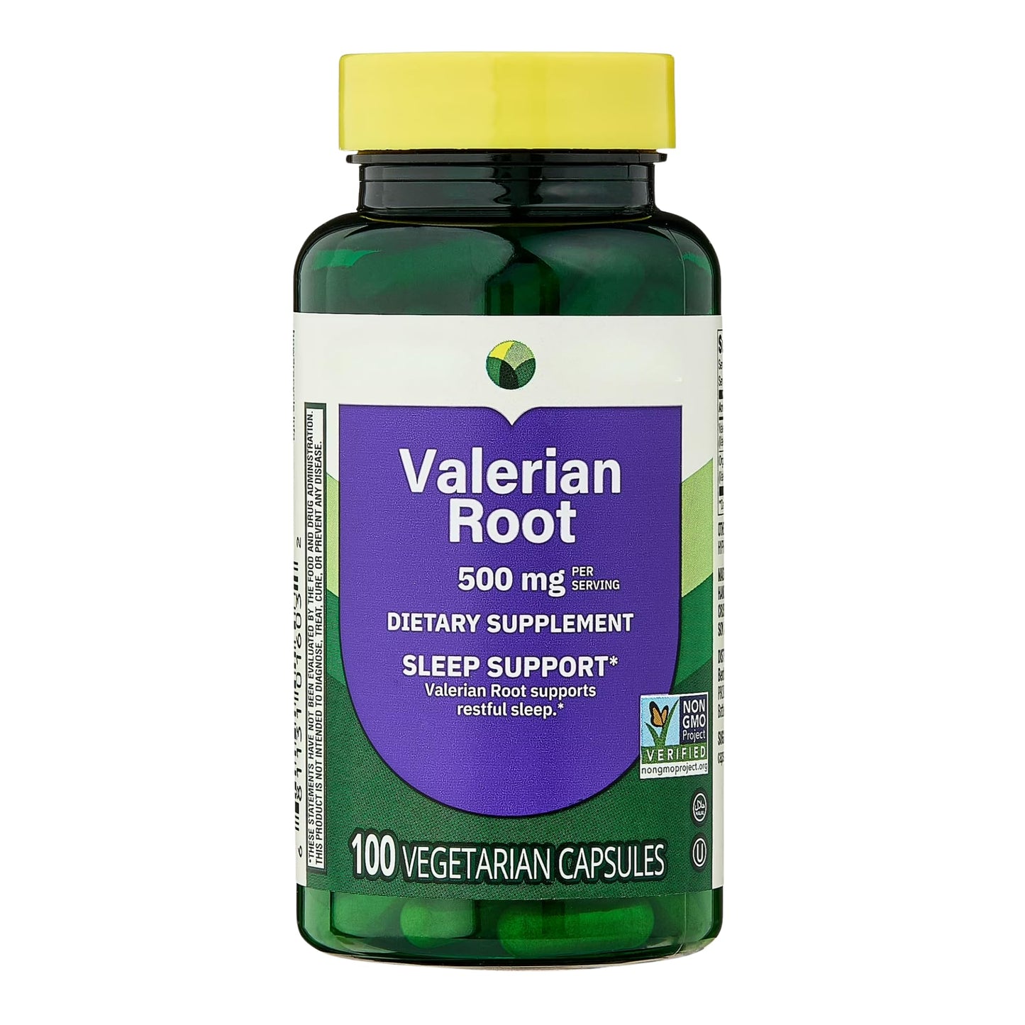 KP+ Valerian Root 500 mg Capsules, 100 Count