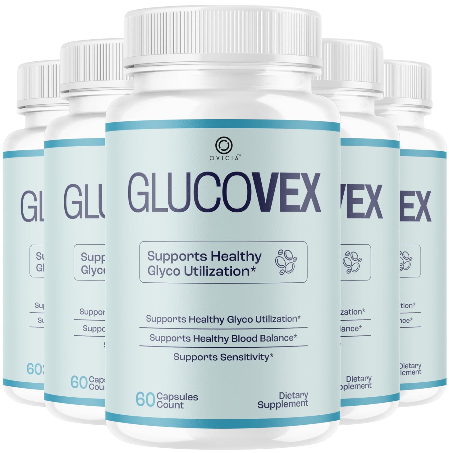OVICIA Glucovex Supplement Capsules 300 Capsules