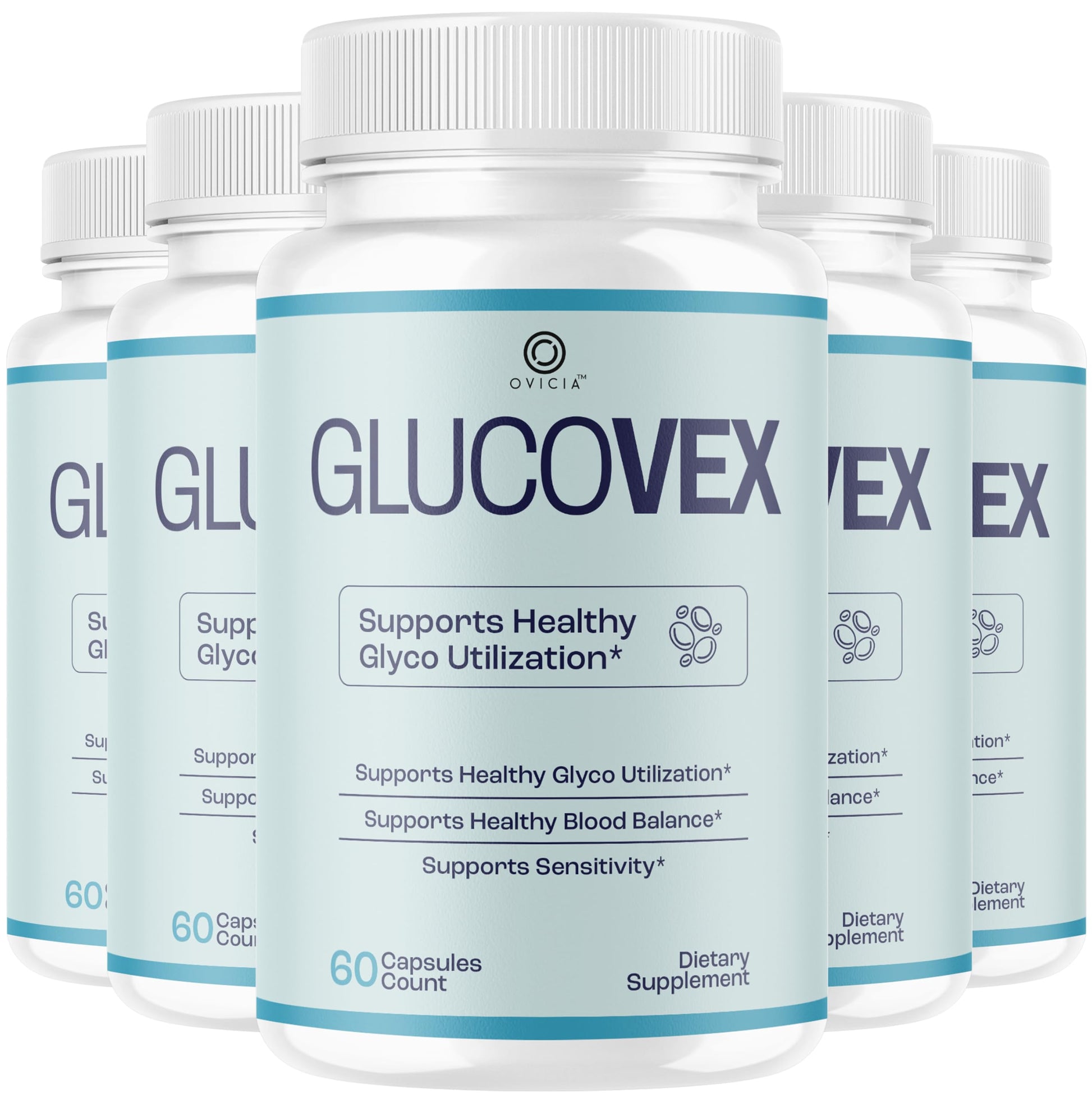 OVICIA Glucovex Supplement Capsules 300 Capsules