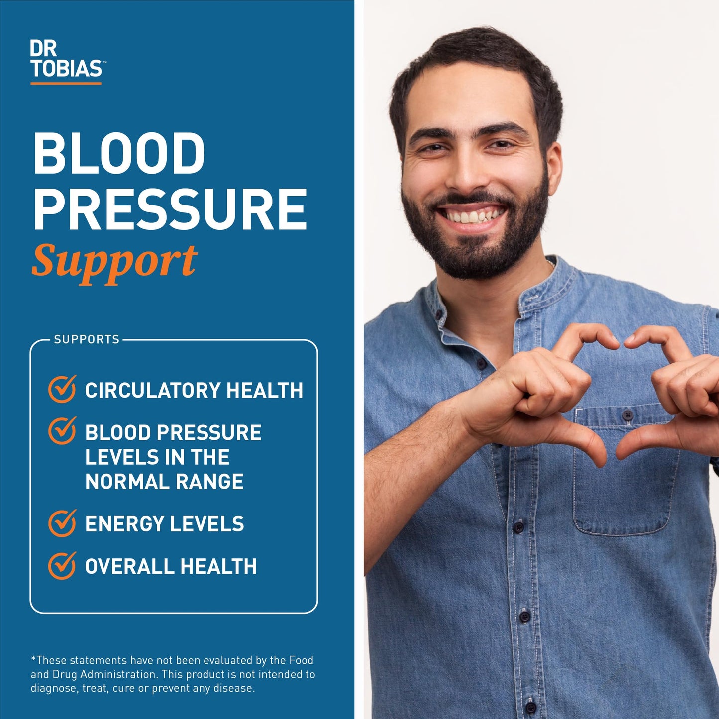 Dr. Tobias Blood Pressure Support Supplement Capsules 90