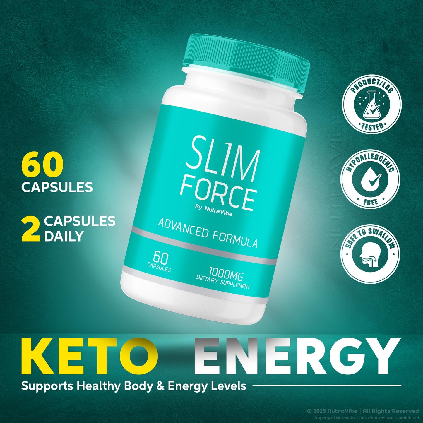 NutraVibe SlimForce 60 Capsules