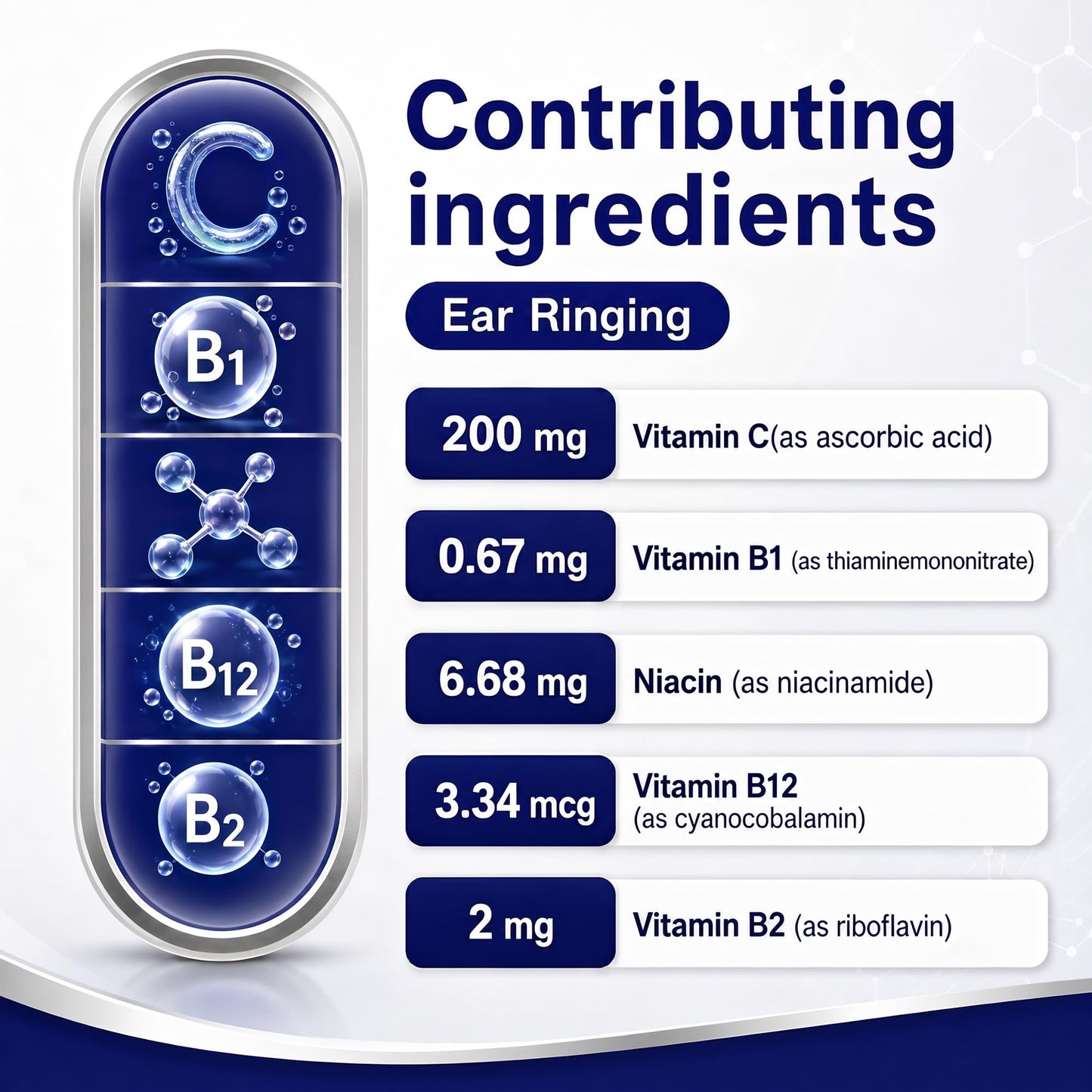 Shileoo Tinnitus Relief Supplement Capsule 1