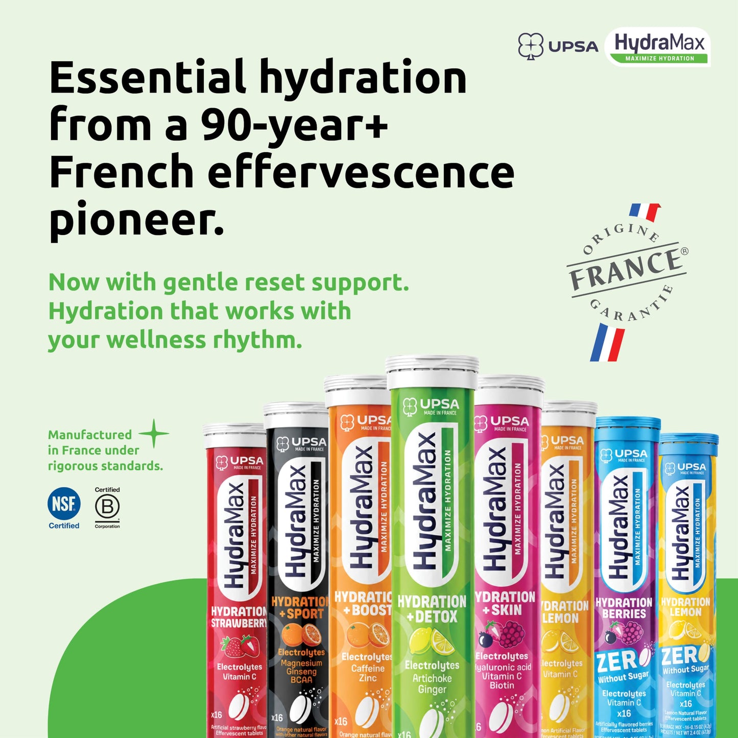 Upsa Hydramax Hydration + Detox Electrolytes Tablet, 48 Count