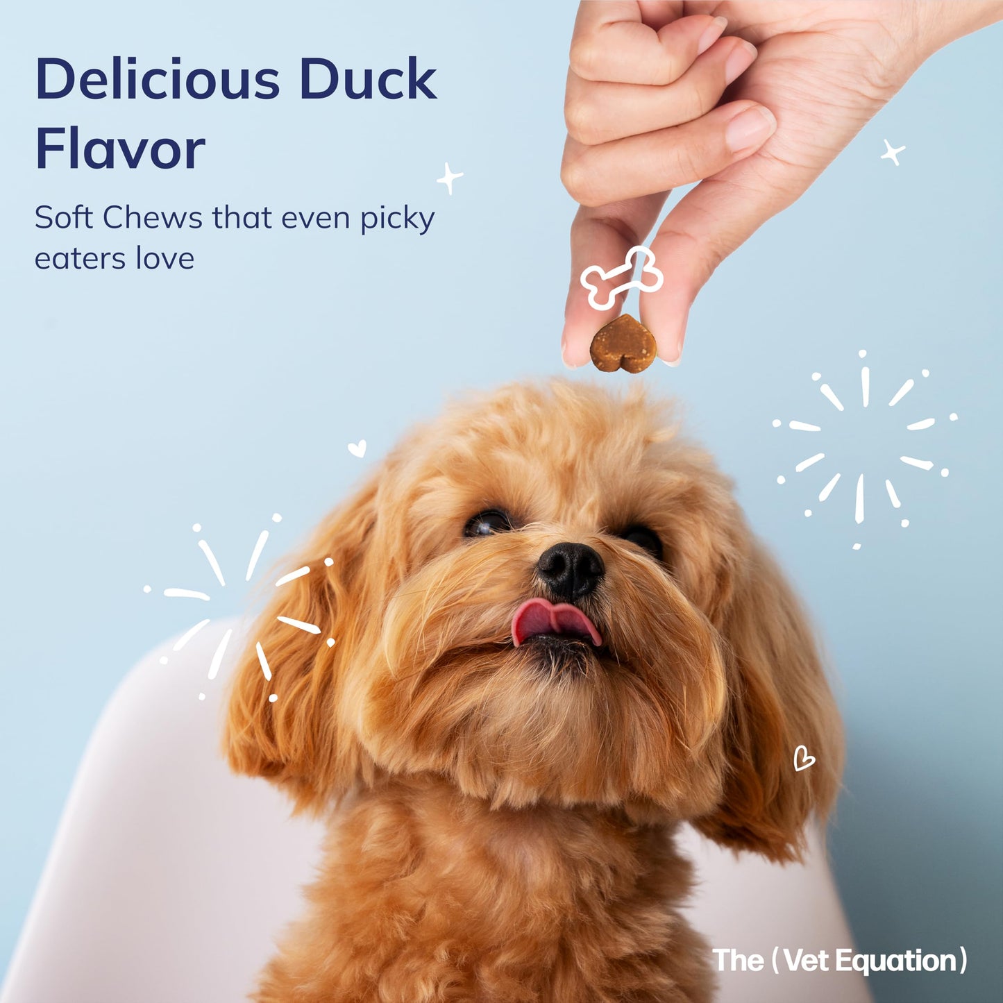 The Vet Equation Omega Multifunctional for Dogs Duck-Flavored Soft Chew, 1