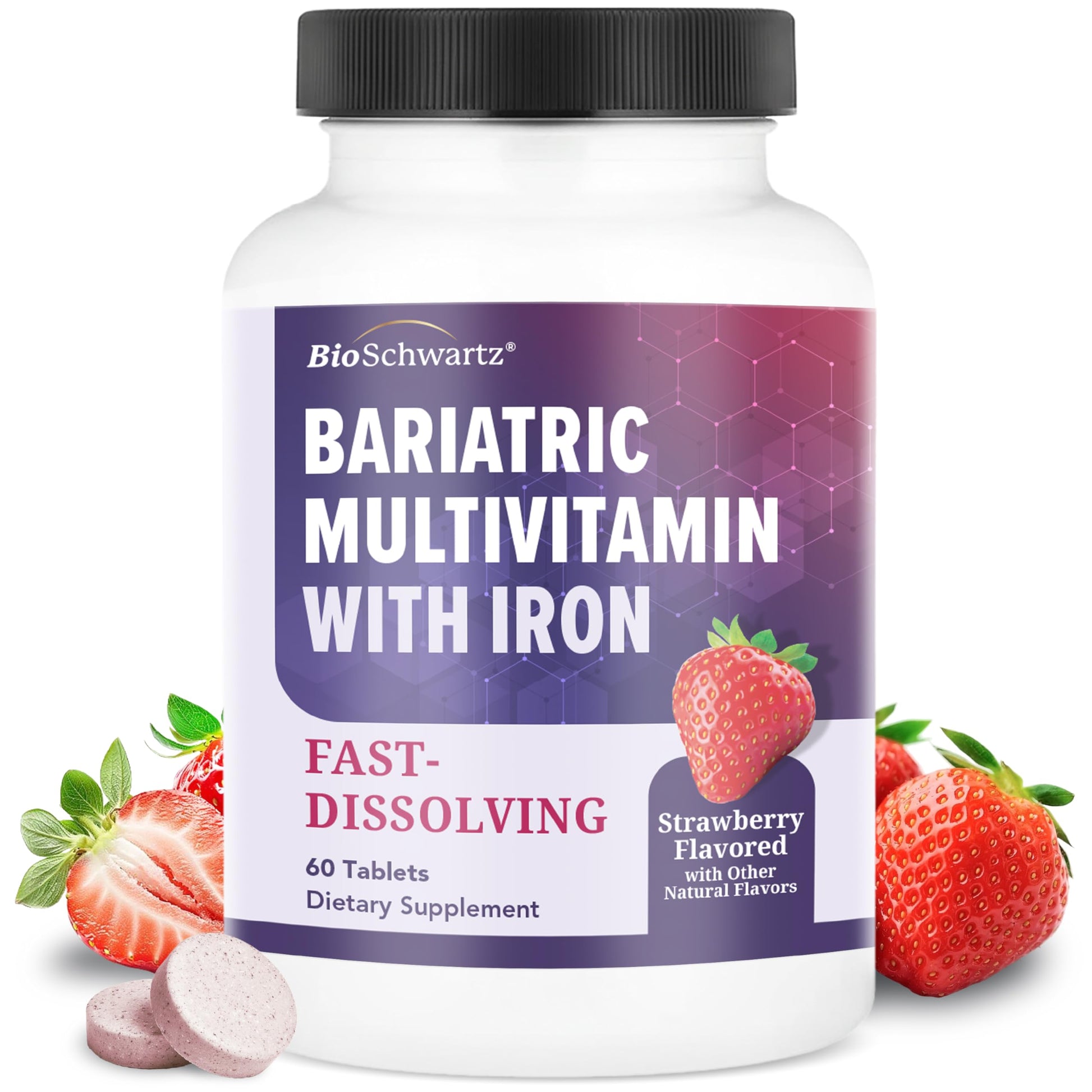 BioSchwartz Bariatric Multivitamin with Iron 60 Tablets