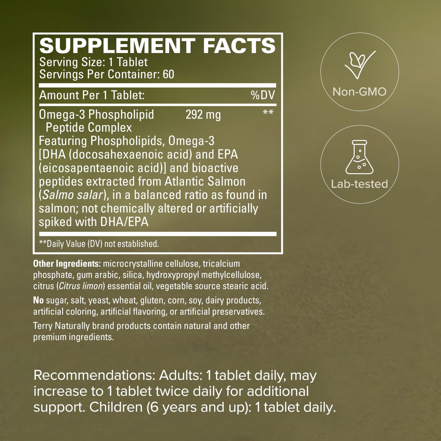 Terry Naturally Vectomega, 60 Tablets