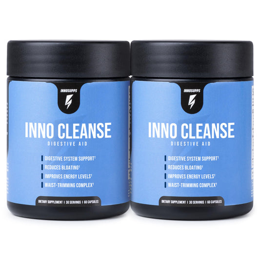 InnoSupps Inno Cleanse 14 Day Colon & Detox Flush, Waist Trimming Complex, Gut Cleanse, Digestive System Support, Stool Softener & Reduced Bloating & Occasional Constipation Relief Capsules, 120 Count
