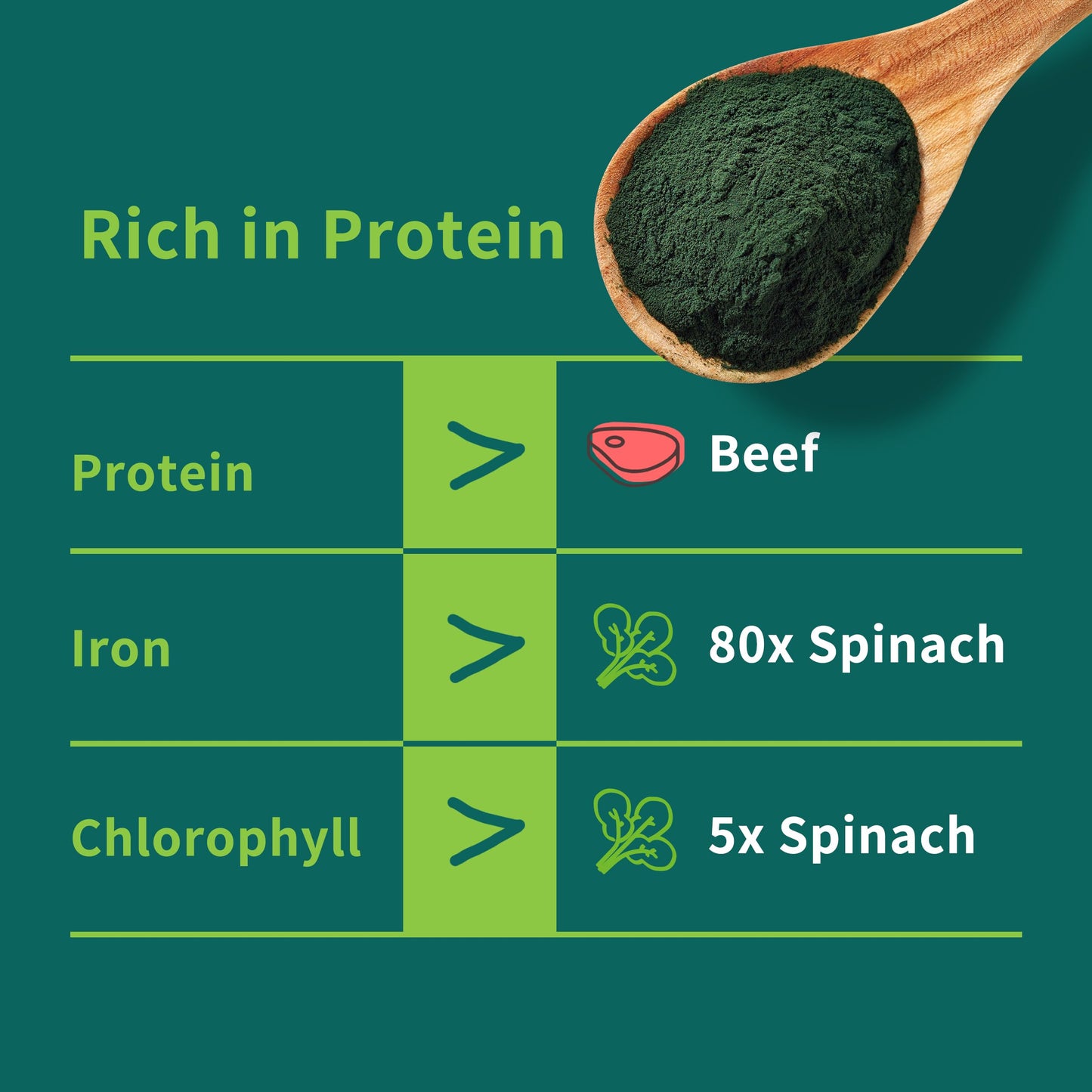 Hudetex Chlorella Powder Natural 10.98 Ounce