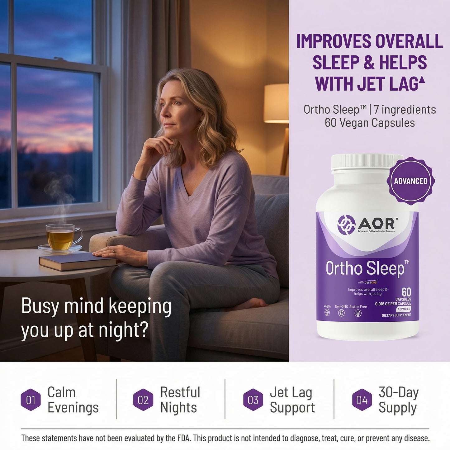 AOR Ortho Sleep Capsule, 60 Capsules