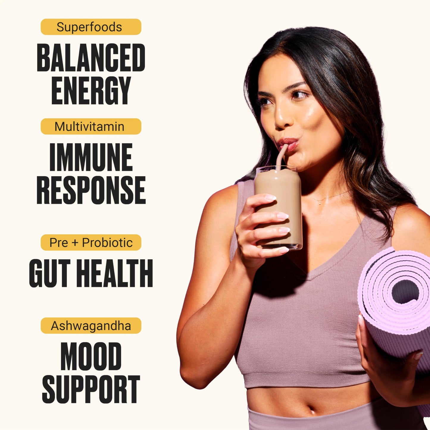 VitaHustle ONE Vegan Dubai Chocolate Protein Powder 24 Ounce