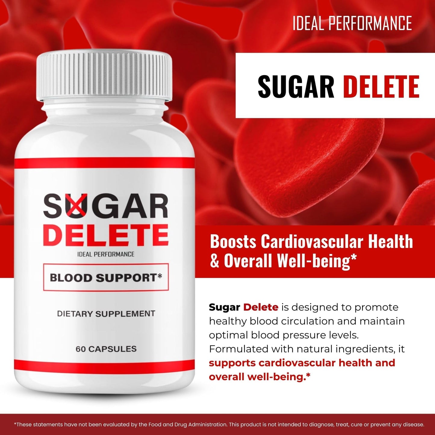 IDEAL PERFORMANCE Sugar Delete Capsule 60 Count