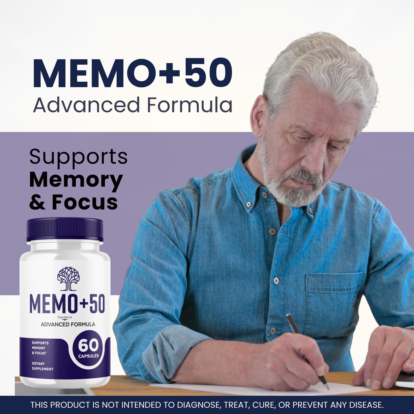 Valdivia Memo+50 Capsules 60 Count