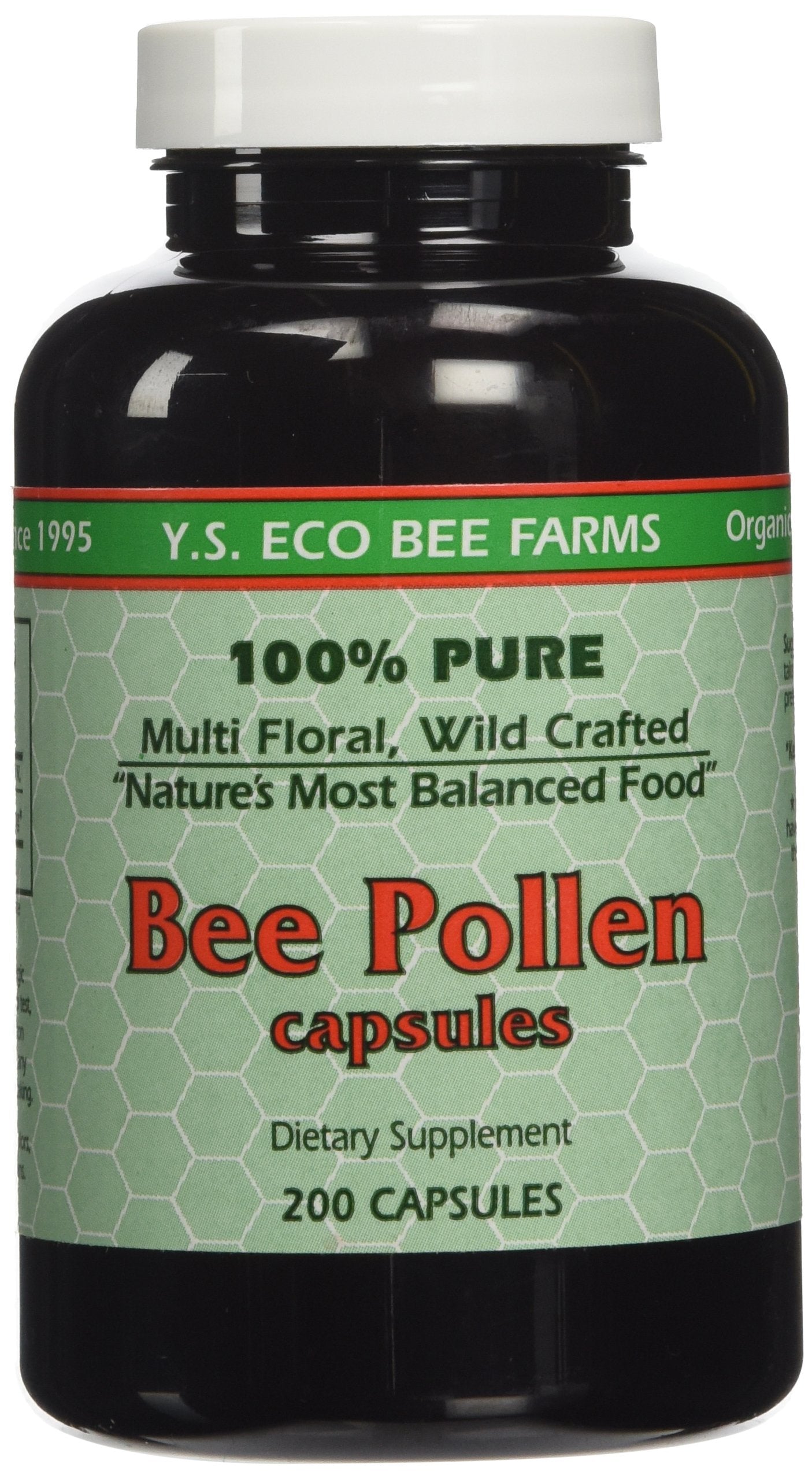YS Royal Jelly/Honey Bee Bee Pollen 1000mg 200 Capsules
