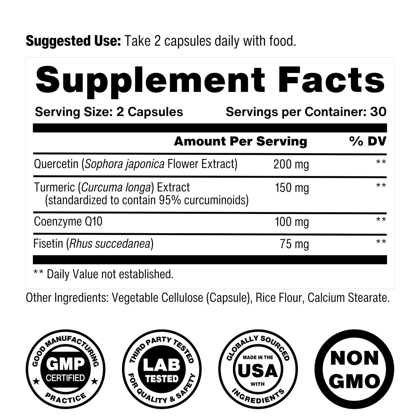 Celly Senolytic Complex Capsules 60 Count