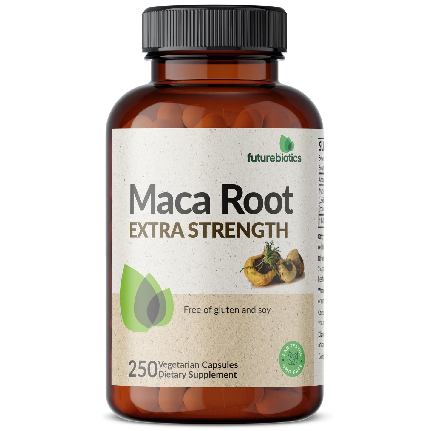 Futurebiotics Maca Root Extra Strength Vegetarian Capsules, 250 Count