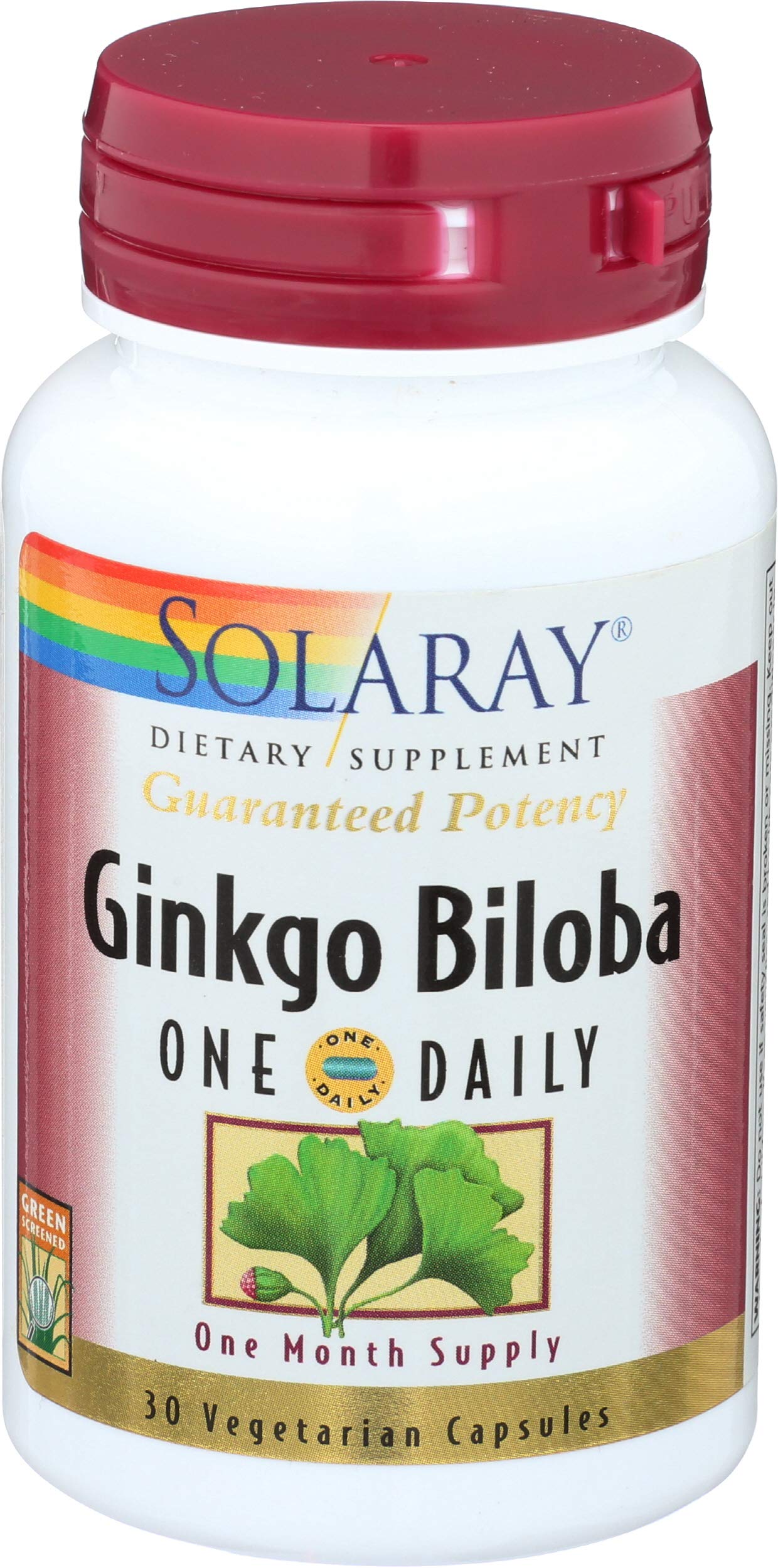 Solaray Ginkgo Biloba 1 Capsule