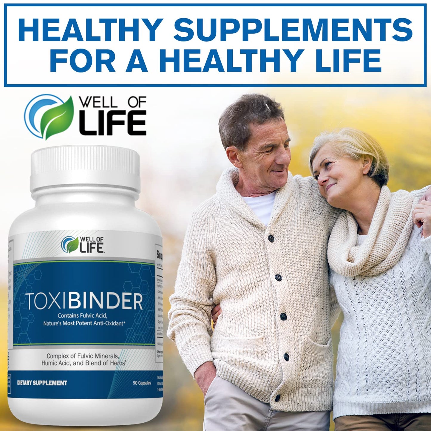 Well of Life Revitalize Detox & Repair Complex ToxiBinder Capsule 90 Count