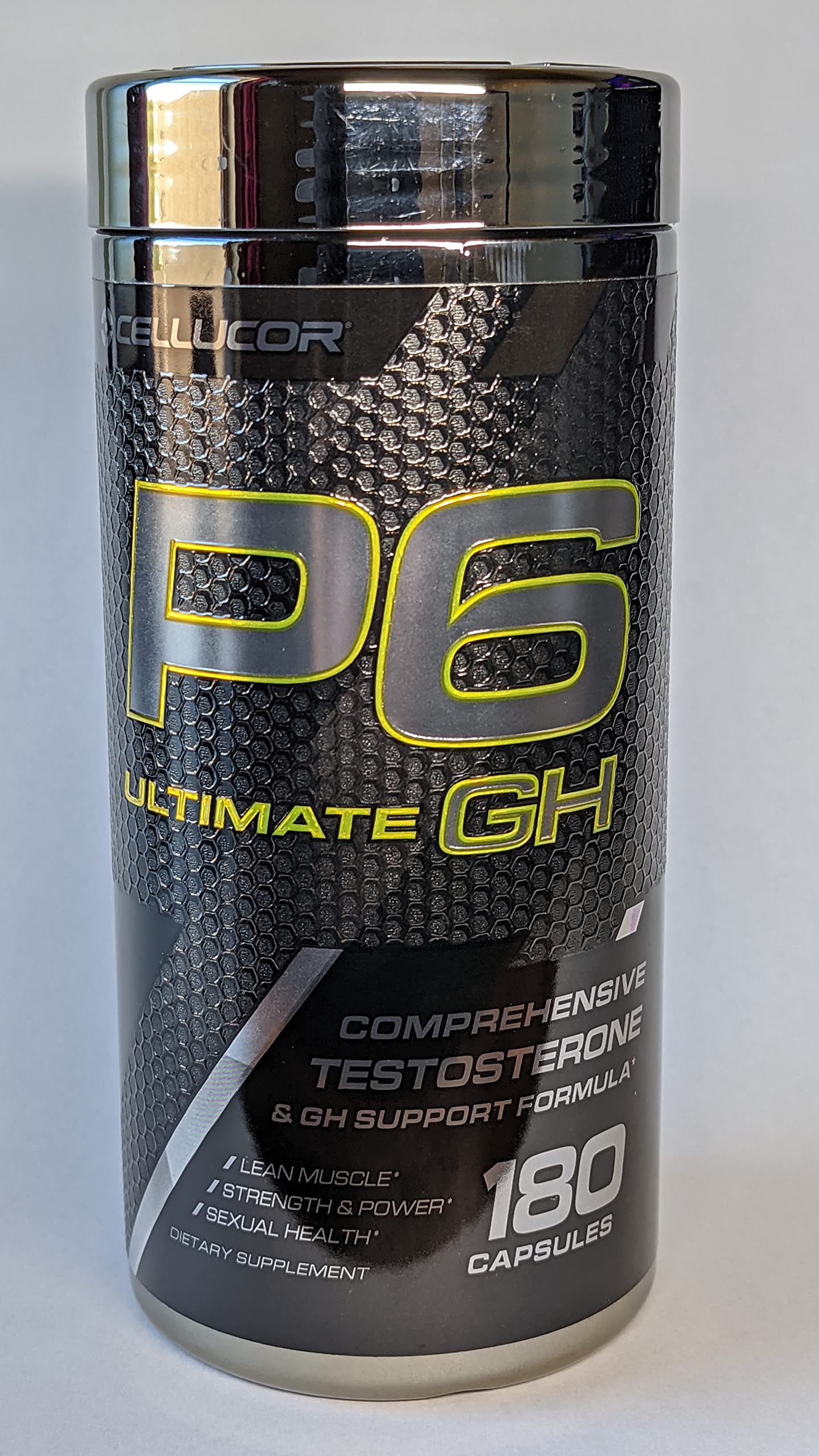 Cellucor P6 Ultimate GH Test Booster for Men, 180 Capsules