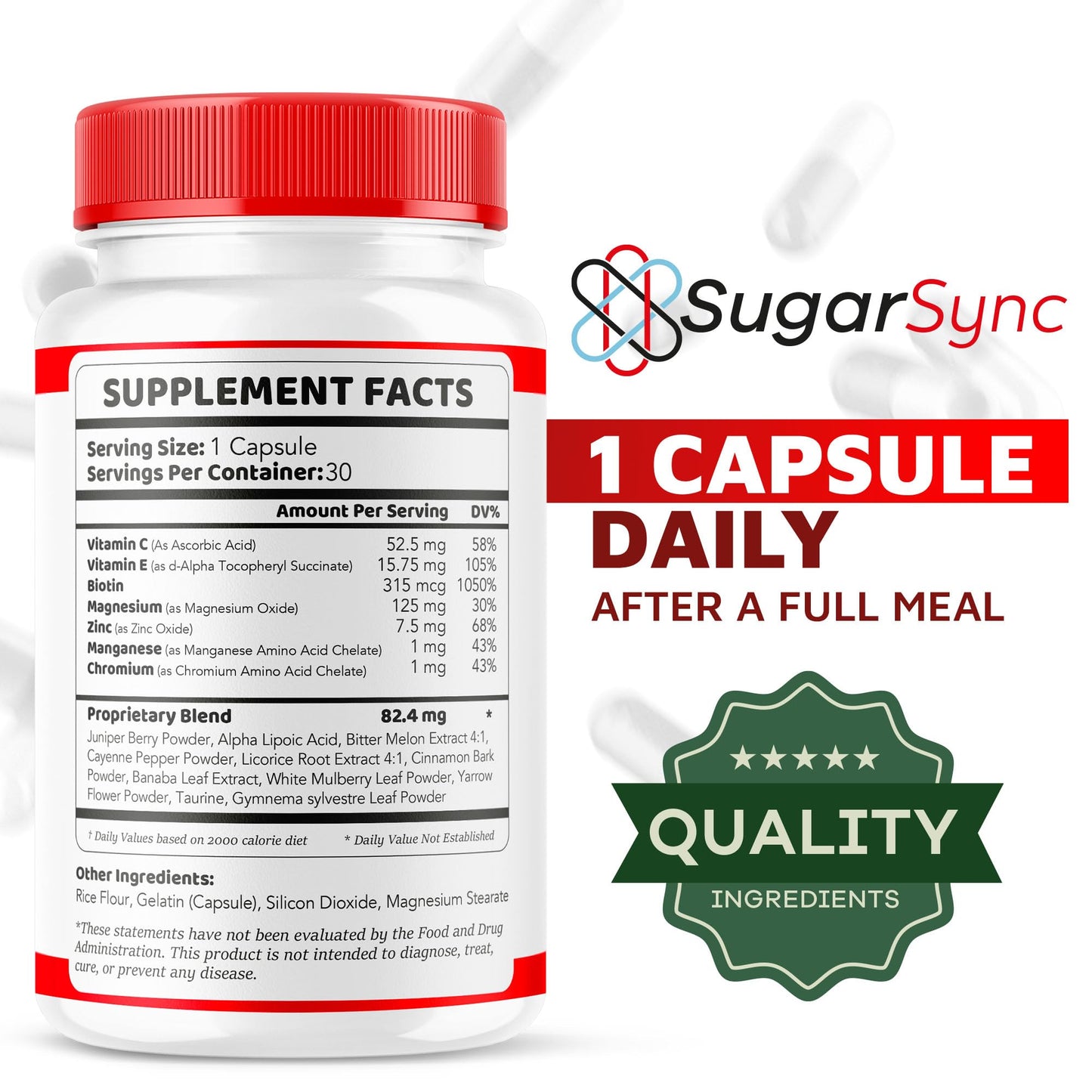 LIVORKA Sugar Sync Glyco Optimizer Capsule, 30 Count