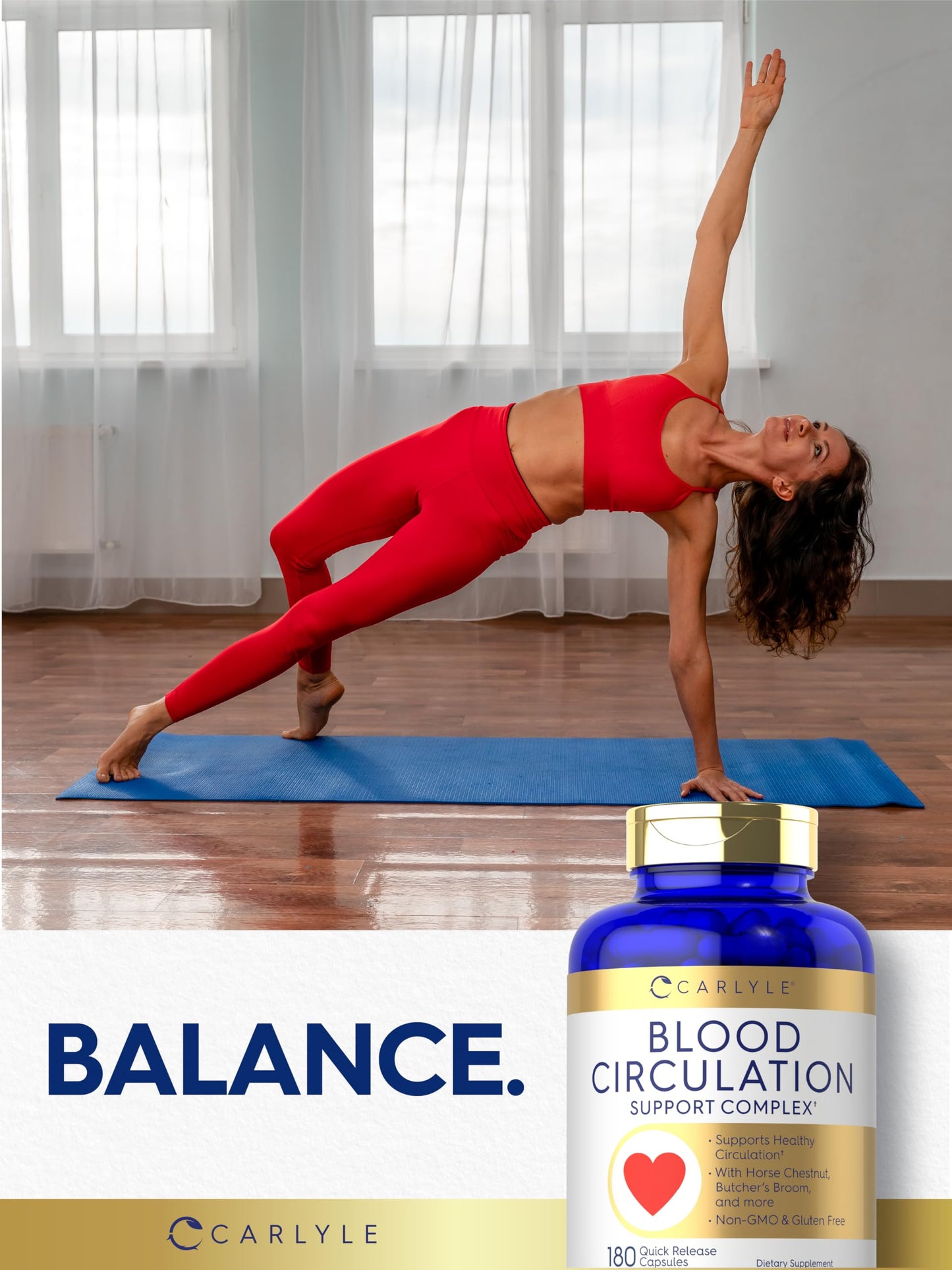 Carlyle Blood Circulation Supplement Capsule, 180 Count
