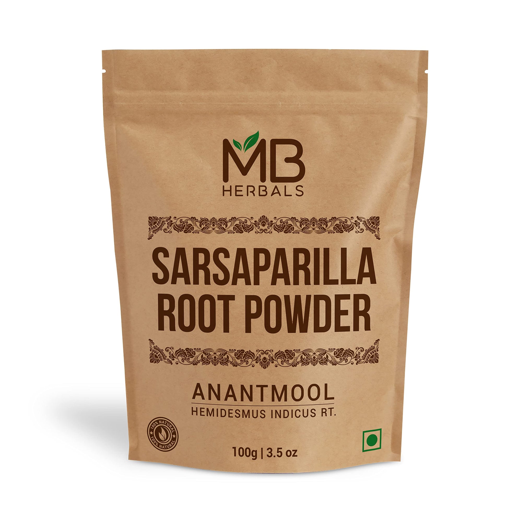 MB Herbals Sarsaparilla Root Powder 3.53 oz