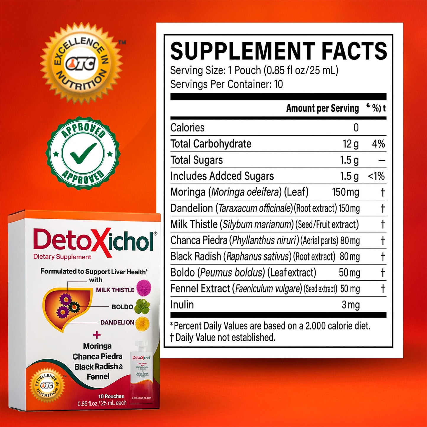 Detoxichol Liver Detox Drink Powder 0.84 oz