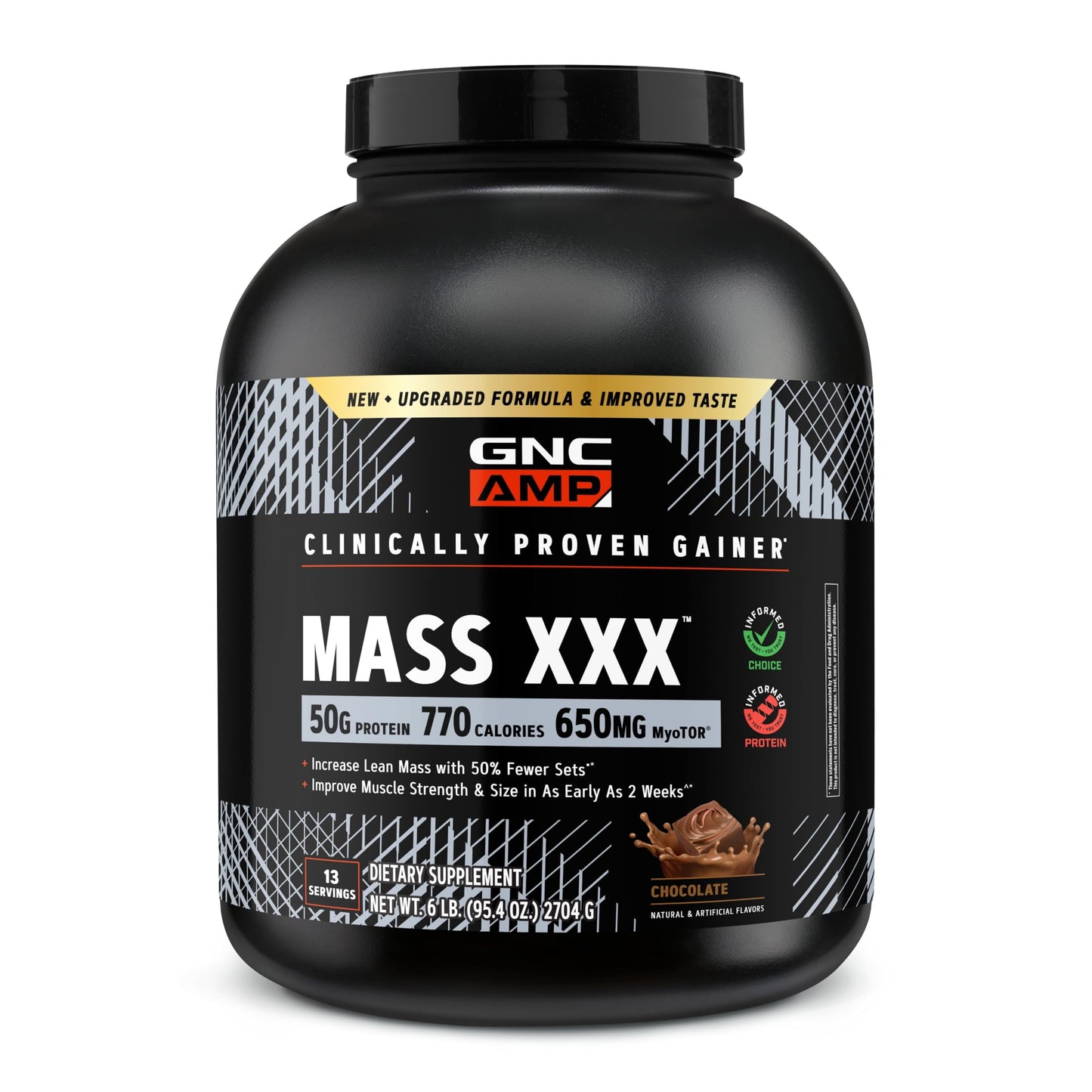 GNC AMP Mass XXX with MyoTOR Powder 96.3 oz