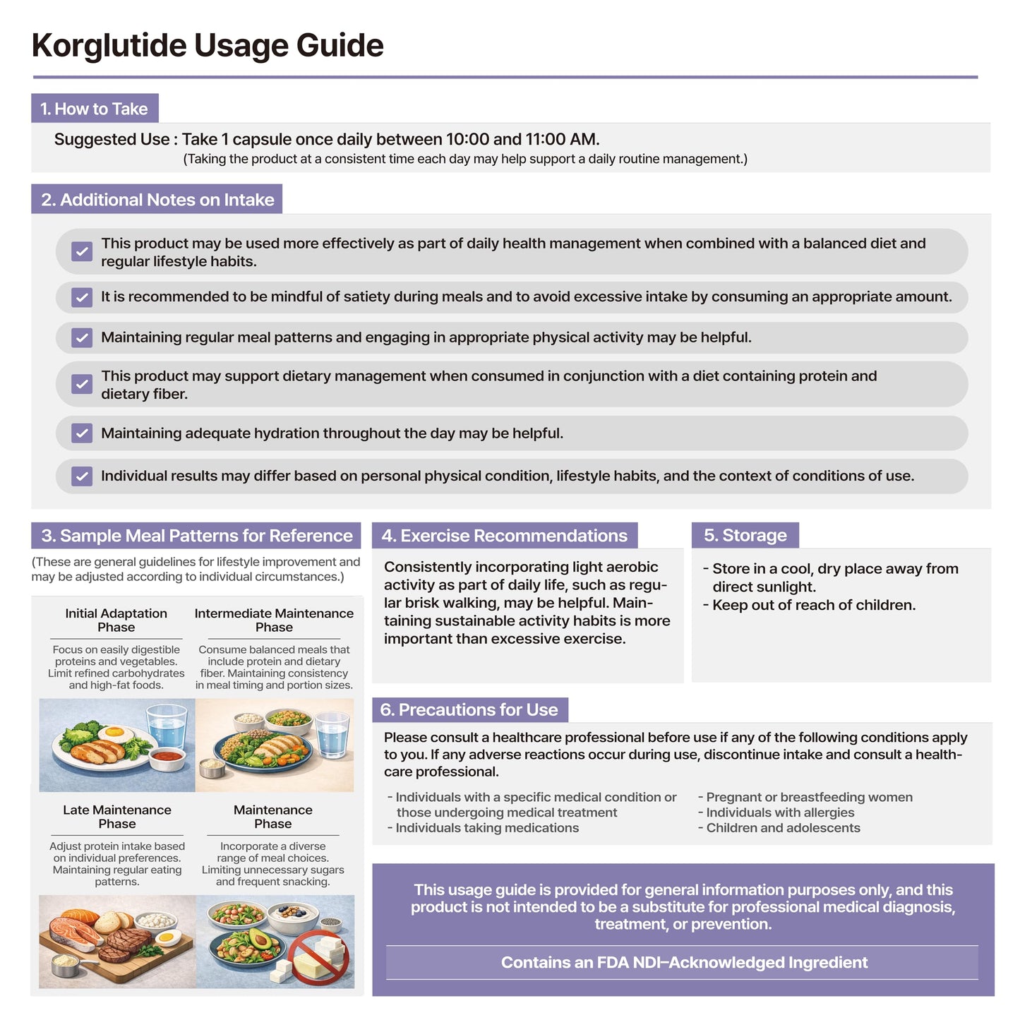 Korglutide Daily Capsules Powder, 4 oz