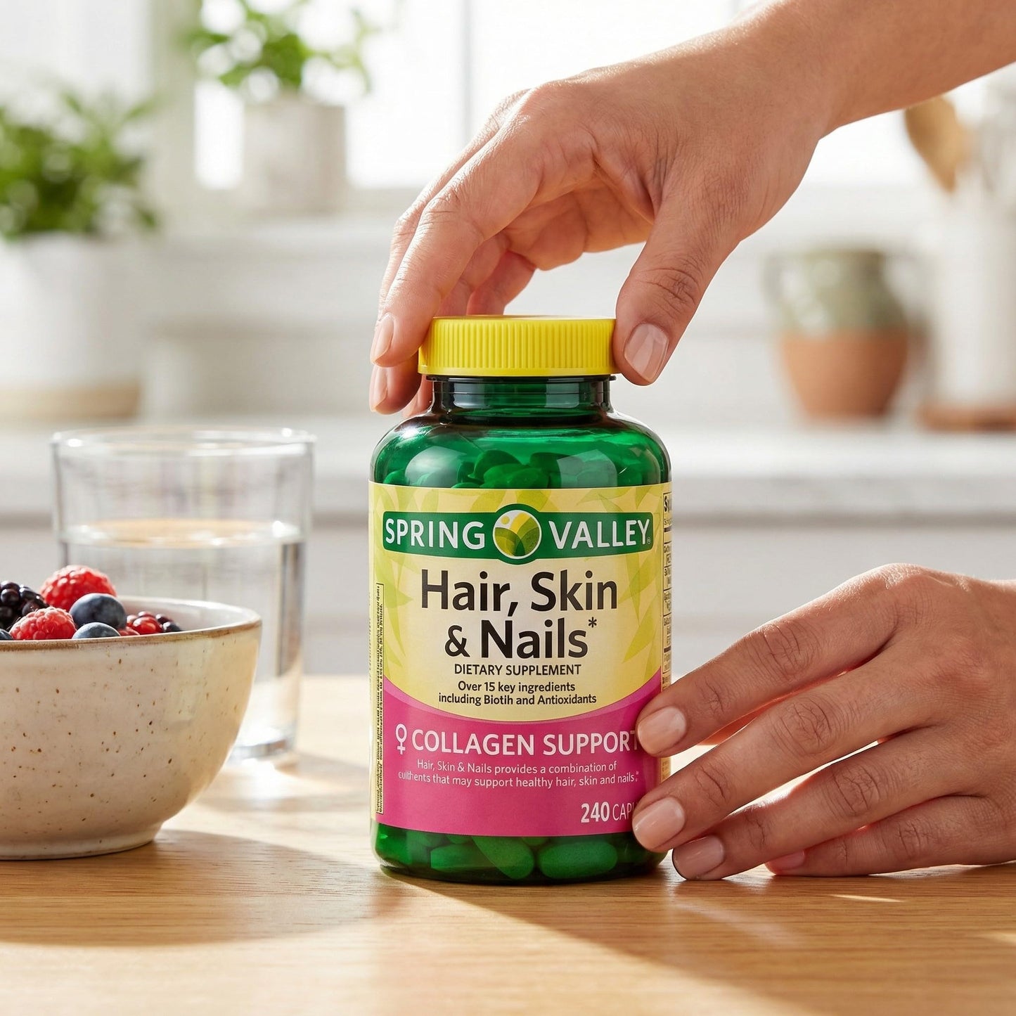 Generic Hair Skin Nails Vitamins Caplets 240