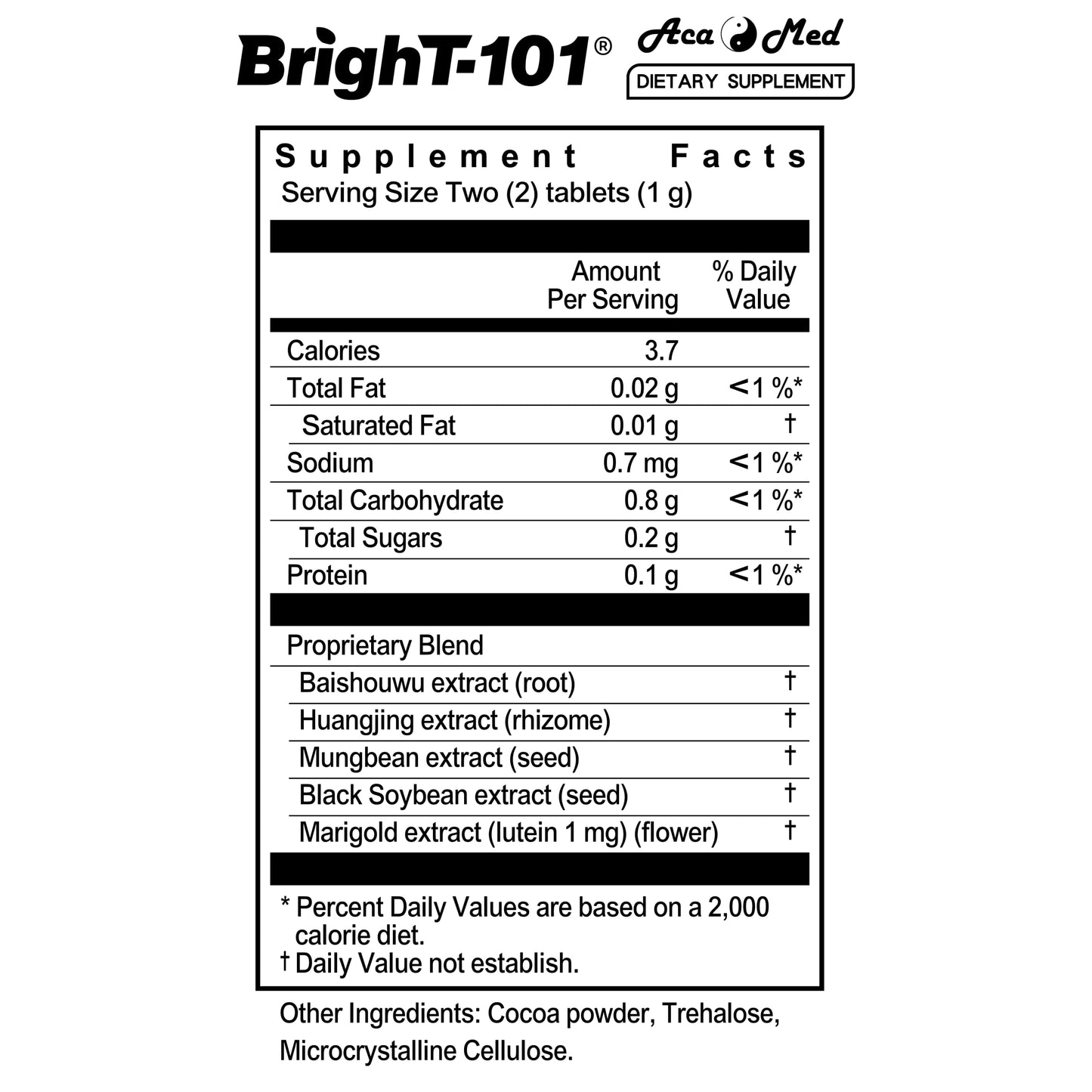 AcaMed BrighT-101 Tablet, 60 Tablets