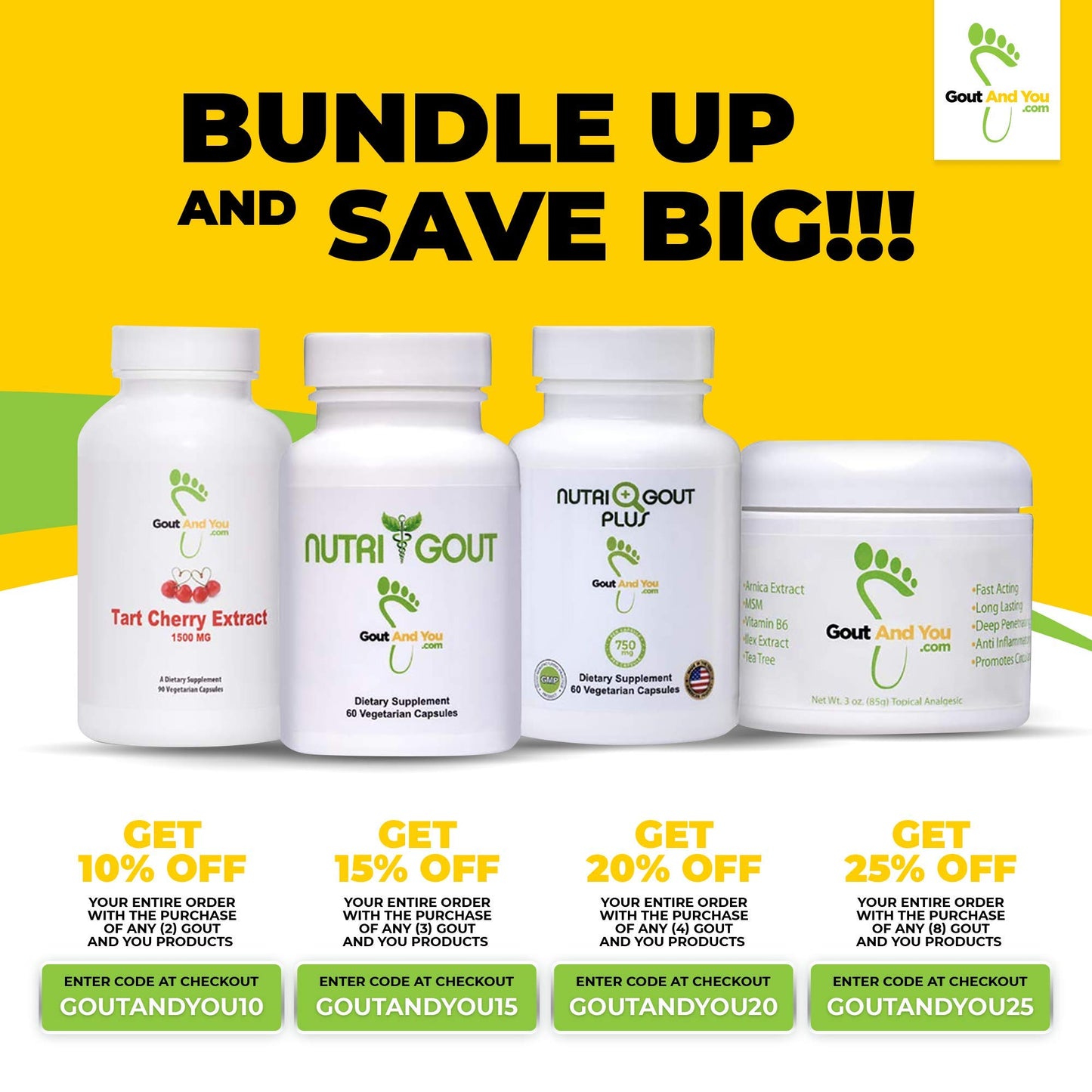 Gout and You NutriGout Plus Uric Acid Support Premium Formula Capsule 60 Count