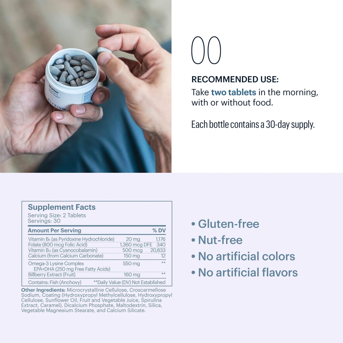 ELYSIUM Matter Tablet 60 Count