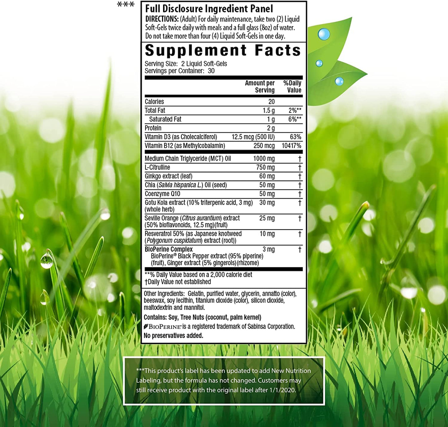 Irwin Naturals CoQ10-RED with Nitric Oxide Booster & MCTs Softgels 60
