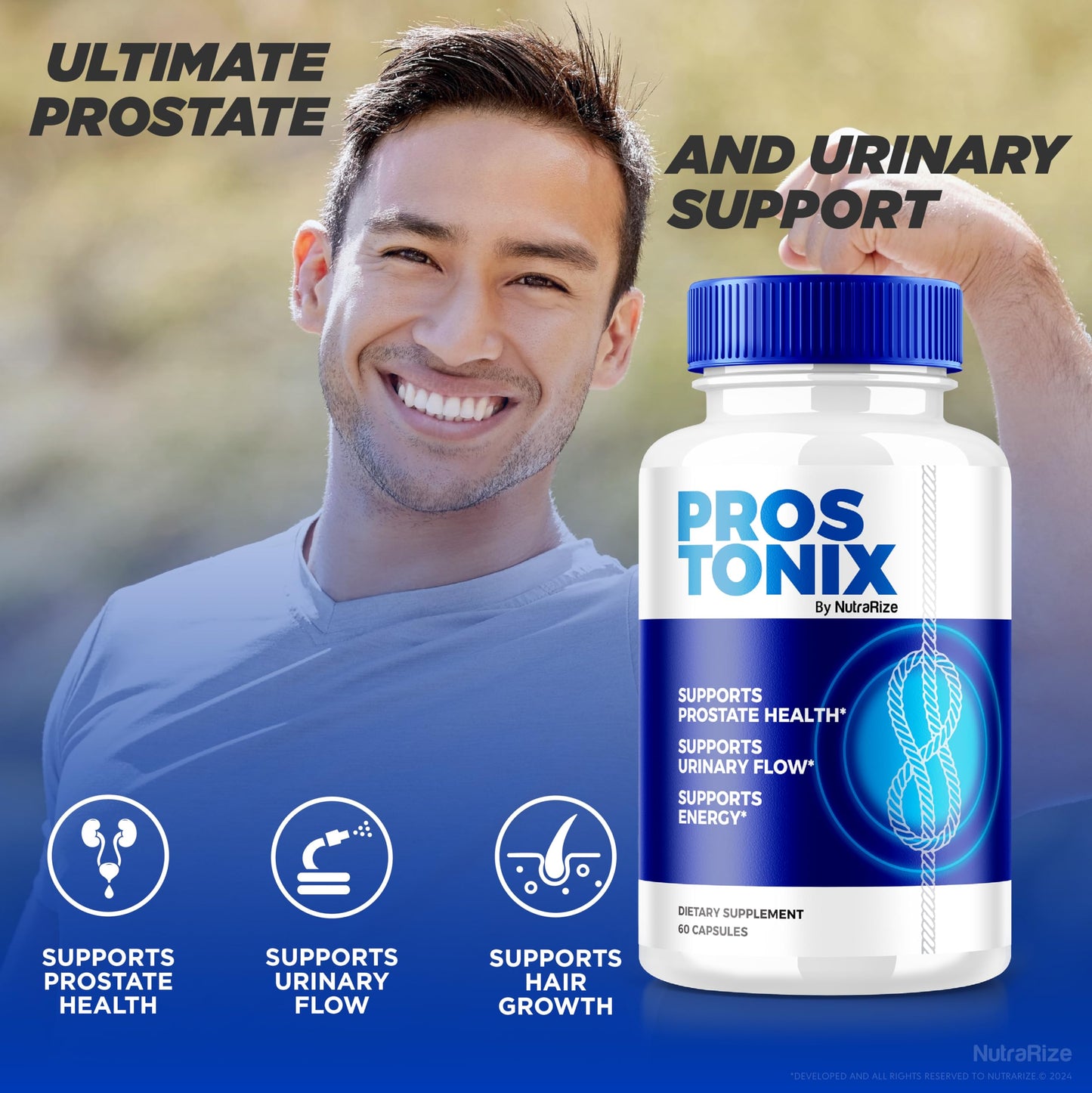 NutraRize Prostonix Capsules, 60 Capsules