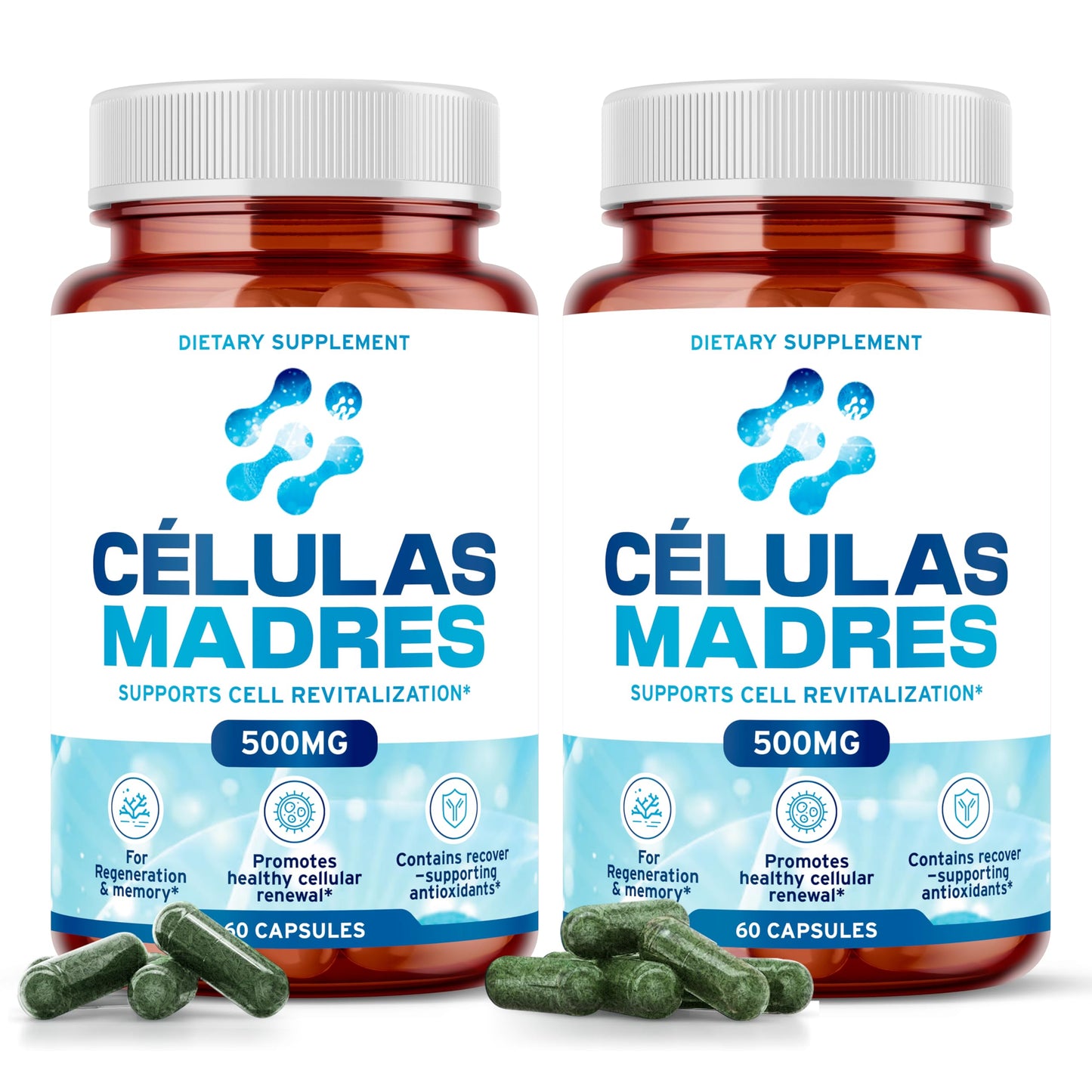 Aura Vitamins Stem Cell Supplements 500mg Capsule, 60 Capsules