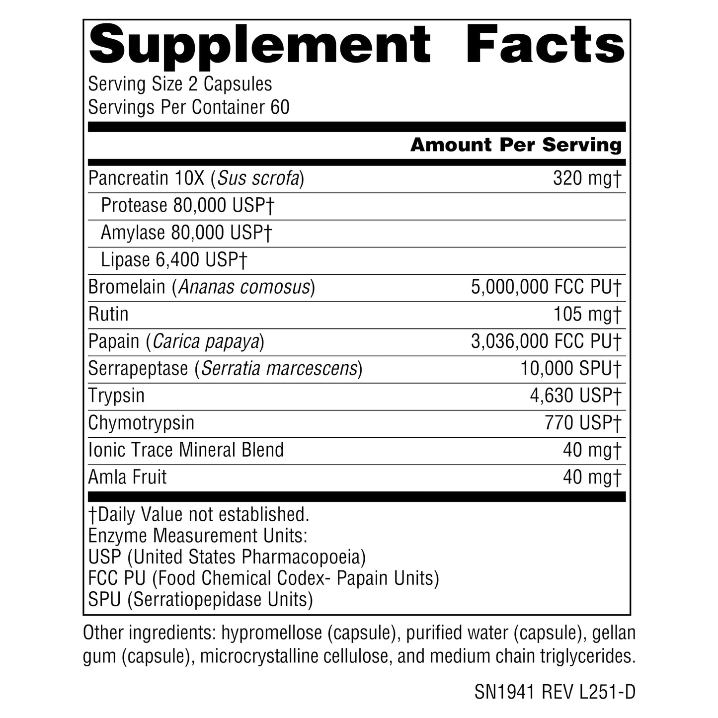 Source Naturals Whole Body Systemic Enzymes RejuvenZyme Heart, Joint & Immune Support Capsules 120
