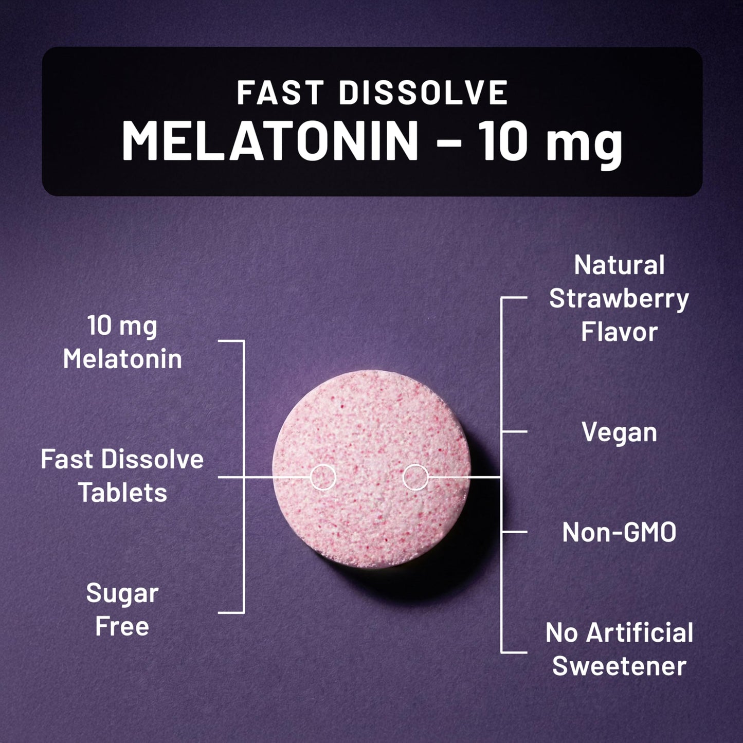 NatureWise Melatonin 10mg Tablets, 100 Count
