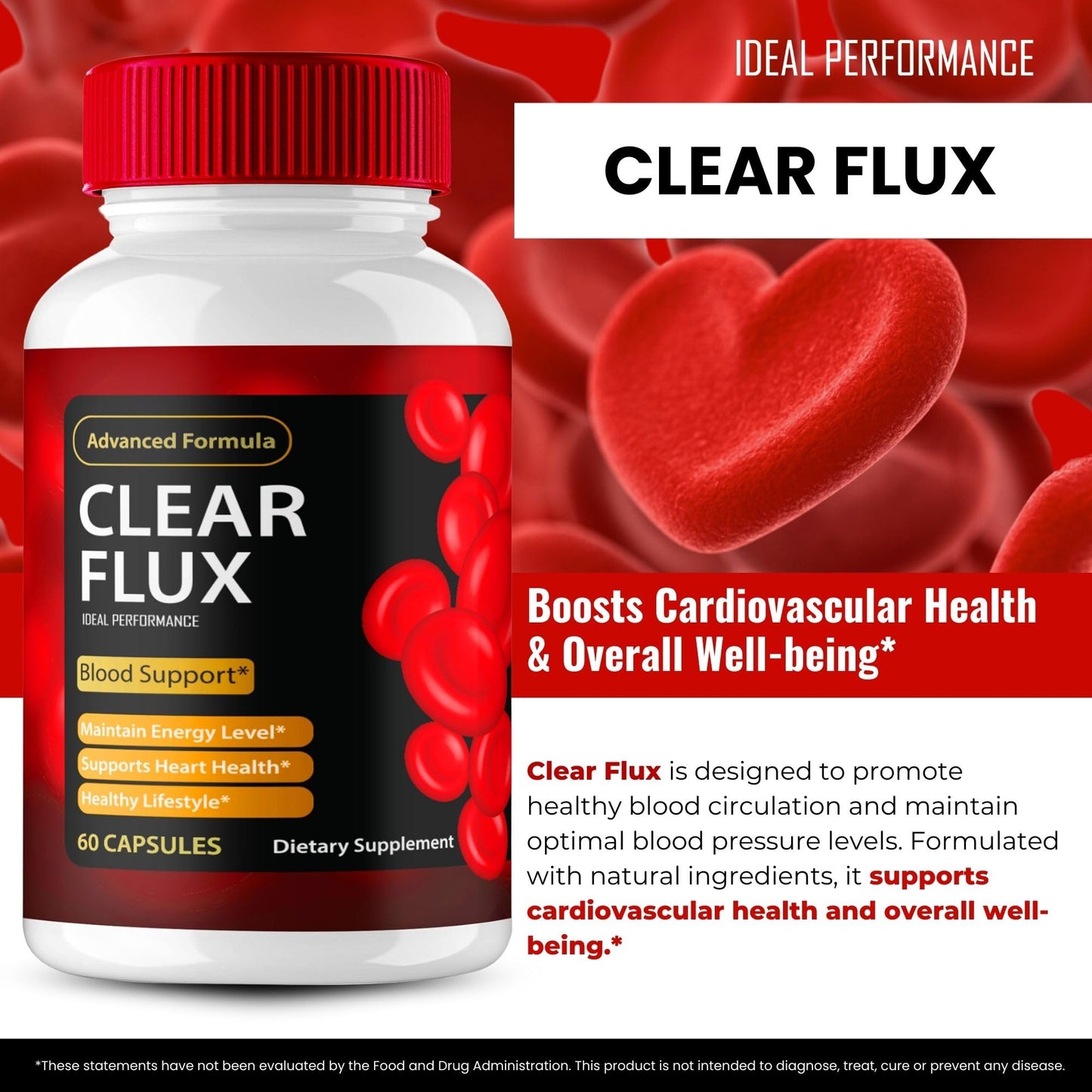 IDEAL PERFORMANCE Clear Flux 180 Capsules