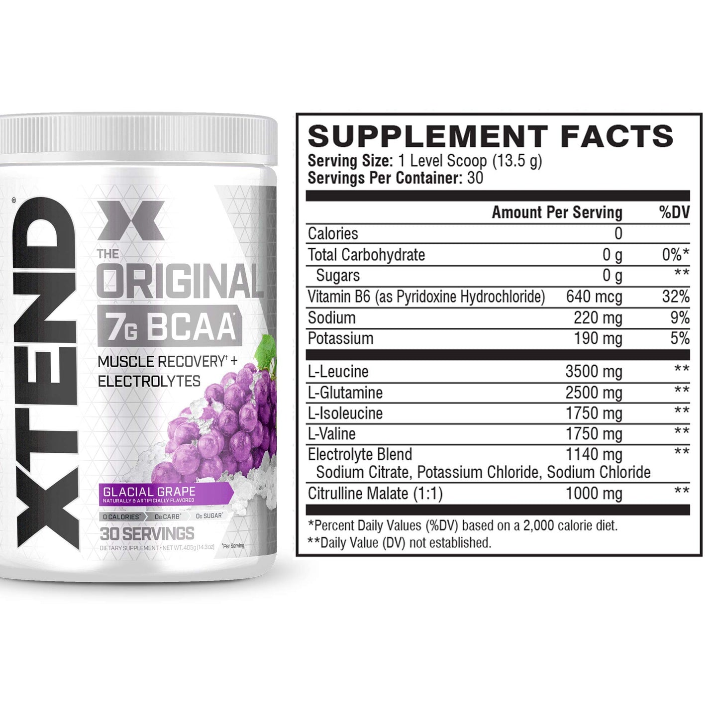 XTEND Sport BCAA Powder 2-Pack, 60 Servings