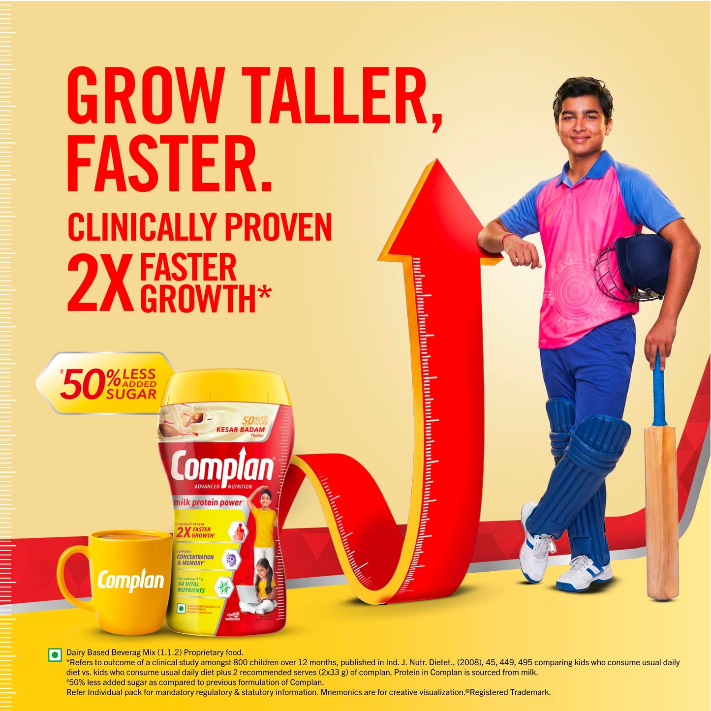 Complan Nutrition and Health Drink Kesar Badam Powder 17.64 Ounce