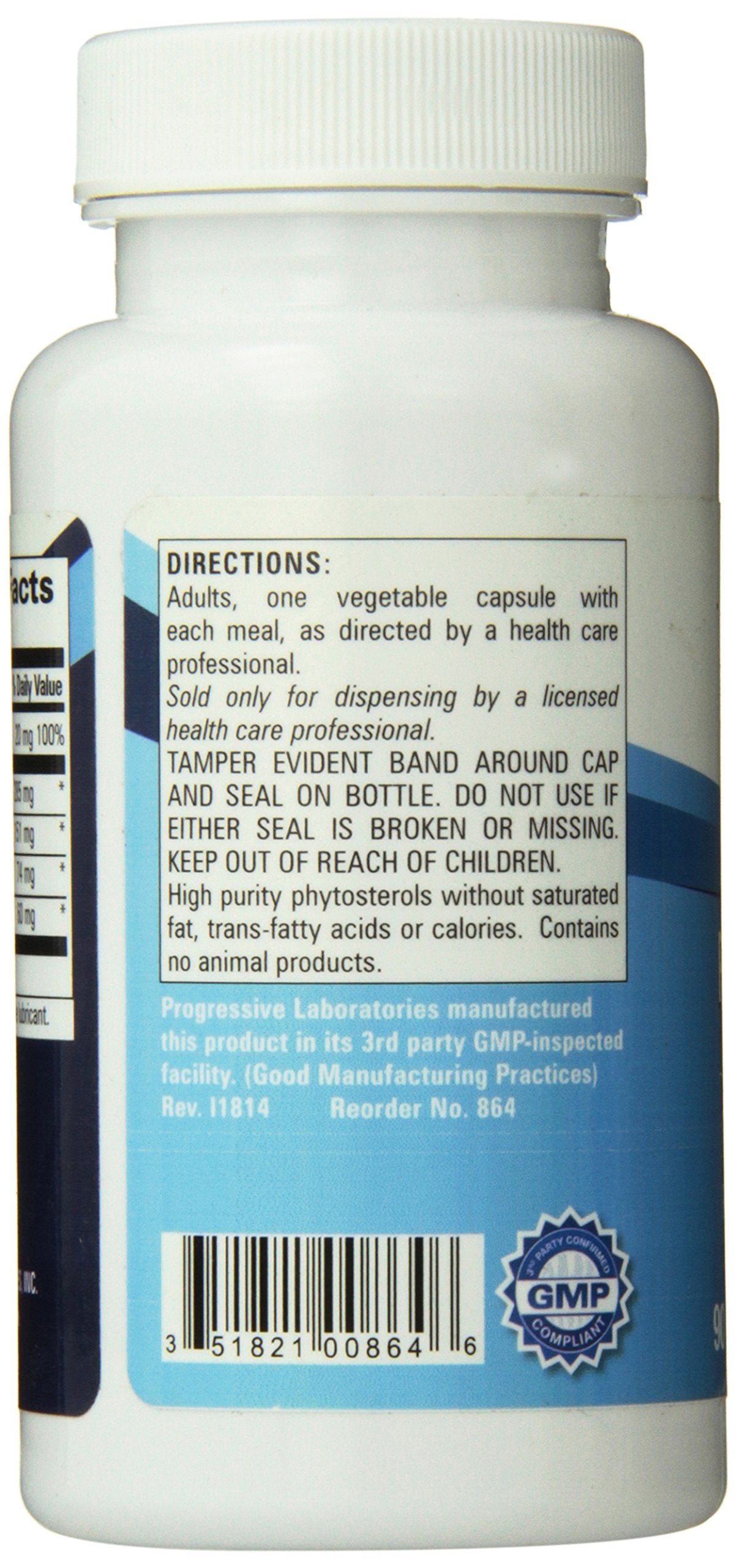 Progressive Laboratories Phytosterol Complex Supplement Capsule, 90 Count