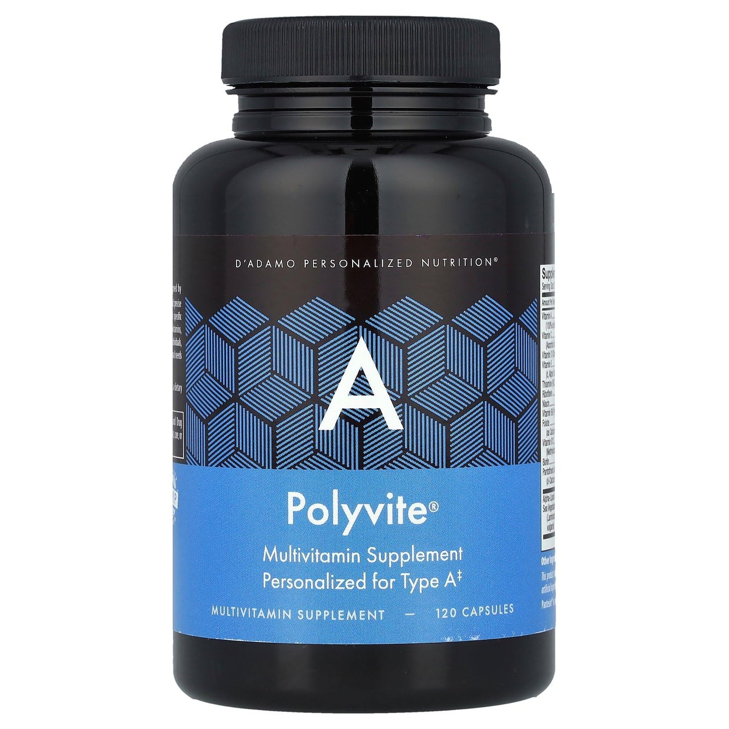 D'Adamo Personalized Nutrition Polyvite A Capsule, 120 Count