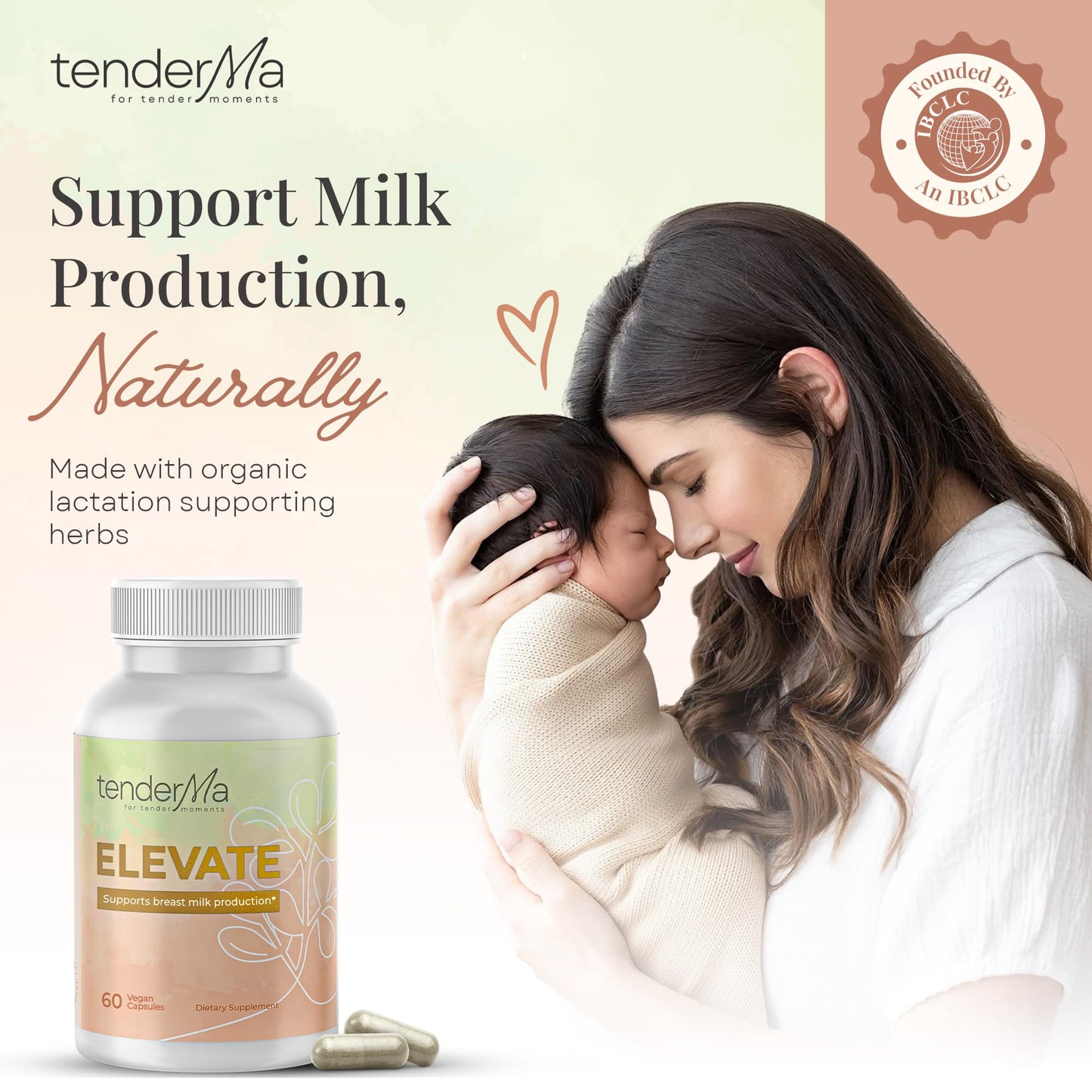 tenderMa Elevate Lactation Supplement 60 Capsules
