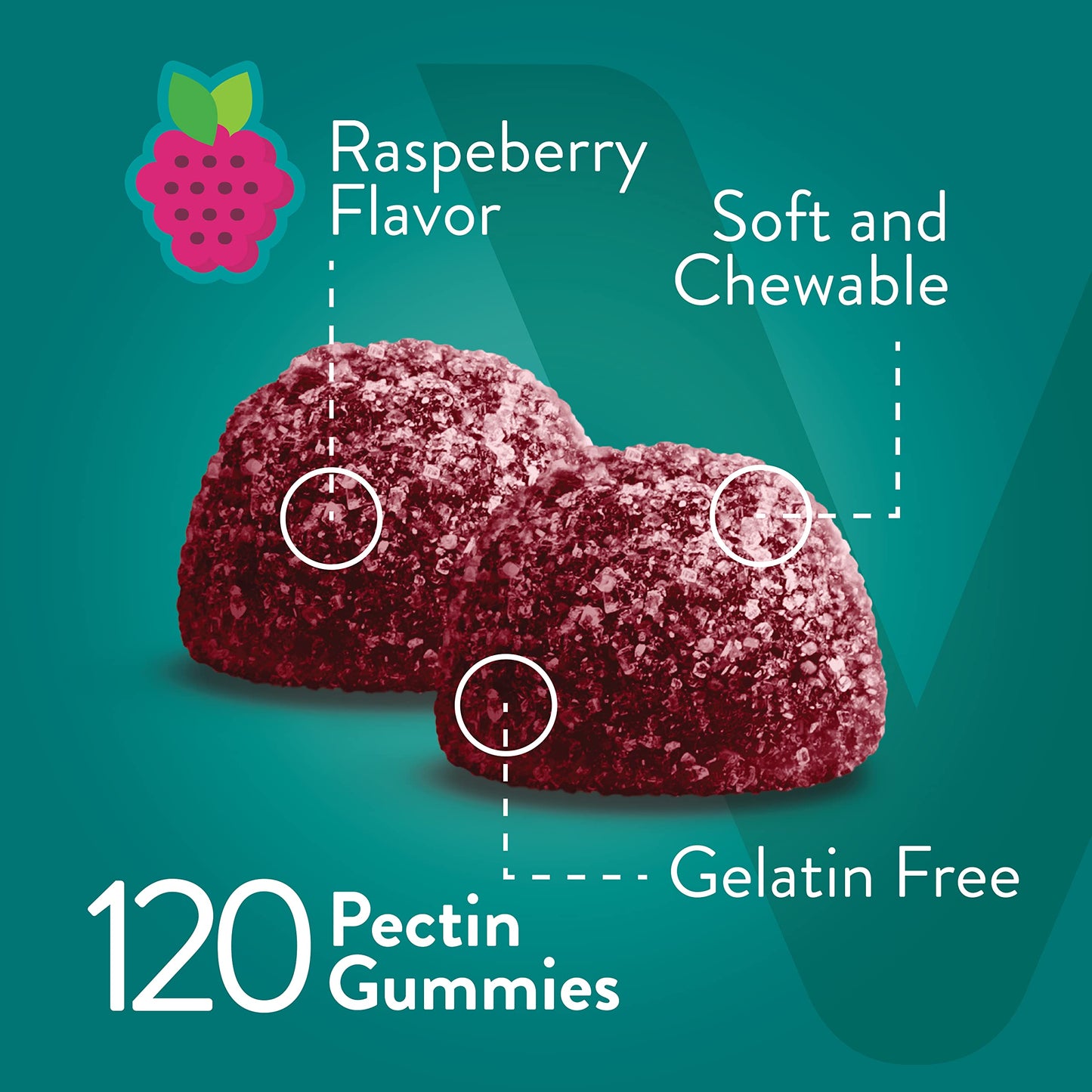 Viteey Biotin Gummies for Hair Skin and Nails 5000 mcg, 120 Count