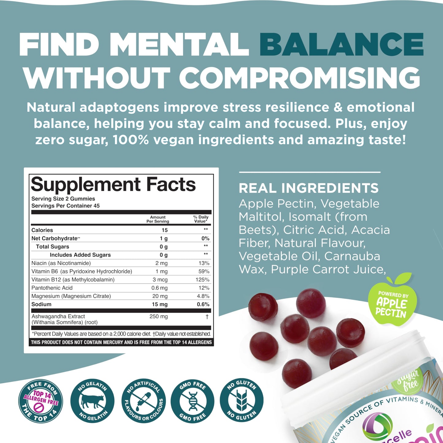 Nutracelle Mood Boost Multivitamin Gummy 90 Count